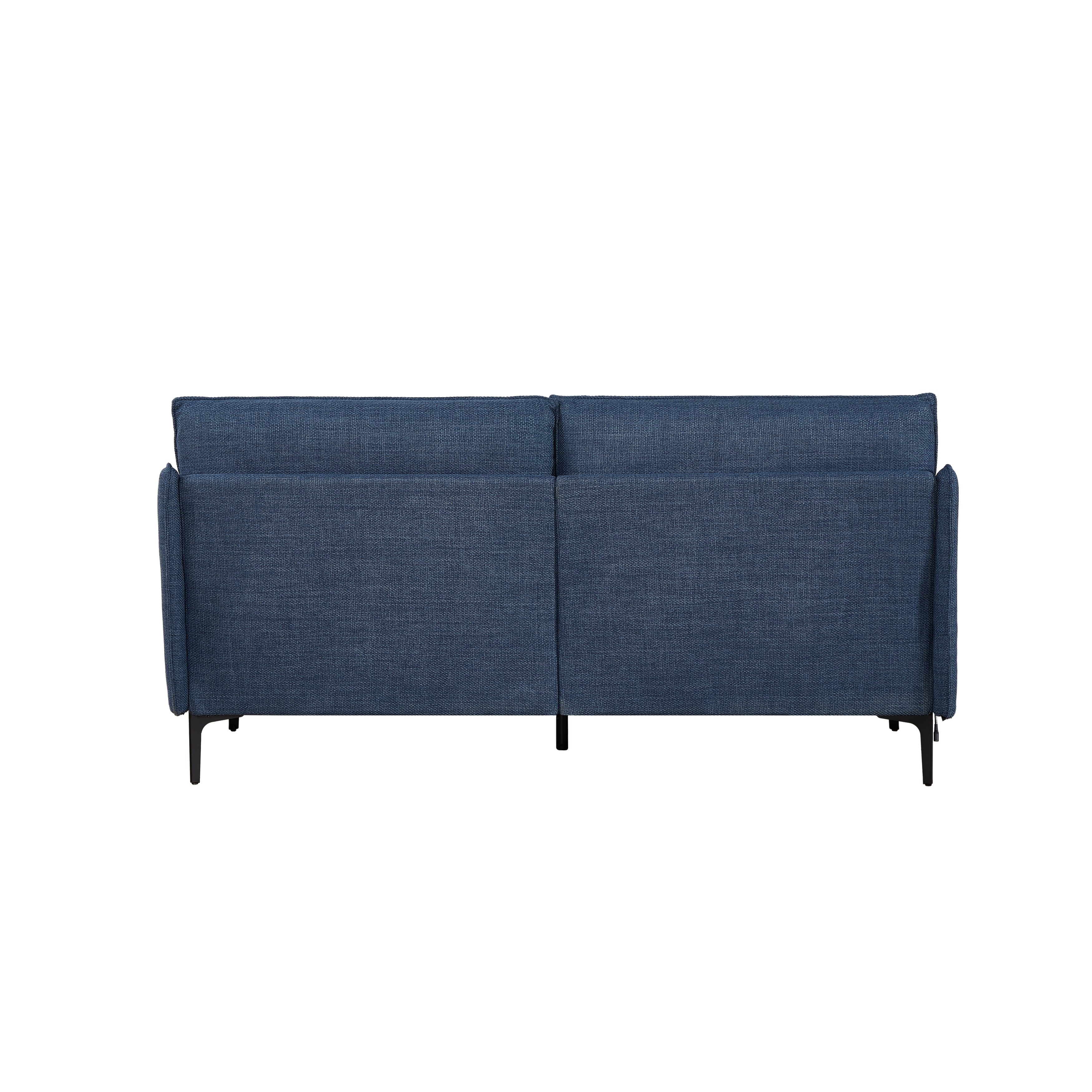 Christopher Knight Home - 2.5-Seater Sofa with USB Charging Port & Metal Legs