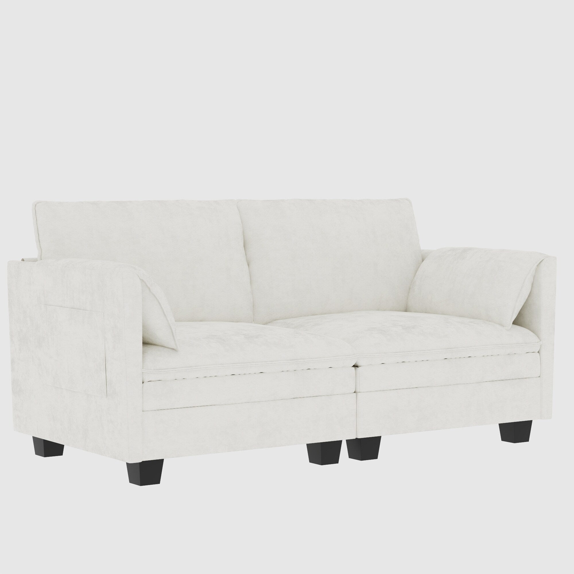 Christopher Knight Home - Sophia Mid-Century Modern Loveseat Sofa