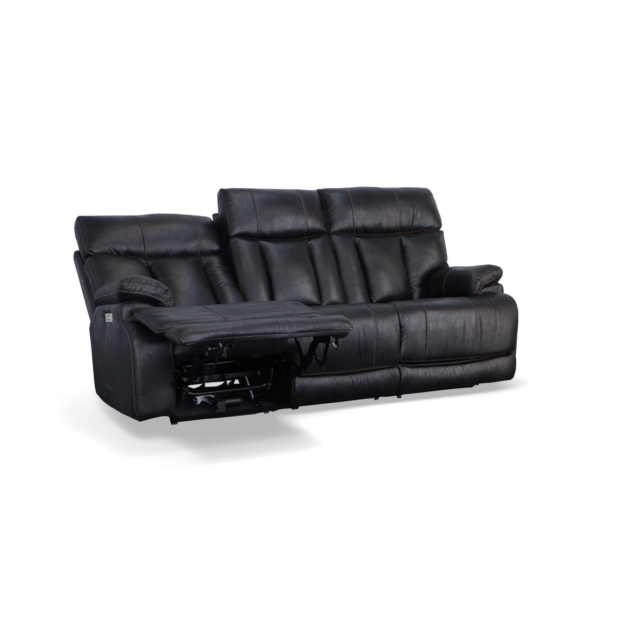 Clive Power Reclining Sofa with Power Headrests & Lumbar by Flexsteel - 88 x 43 x 41