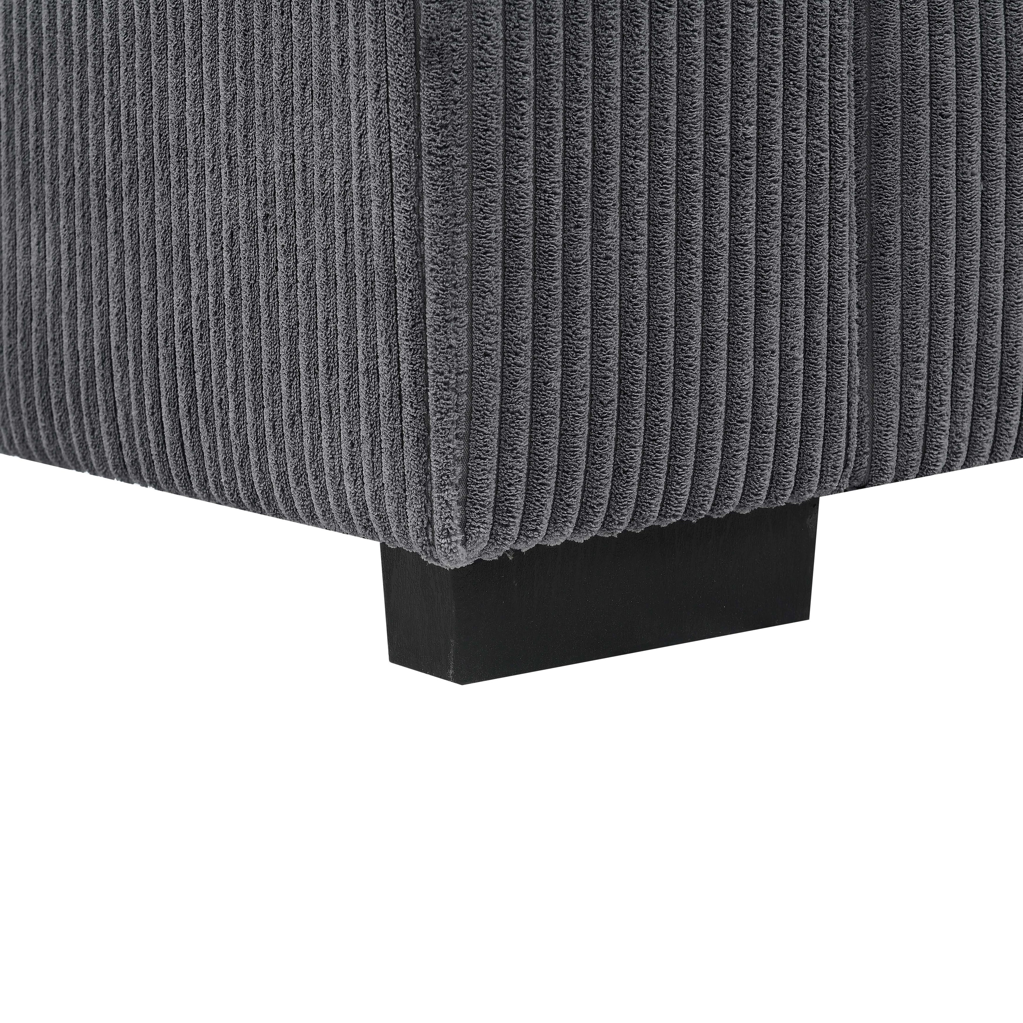Coastal Style Corduroy Sofa - 31 D x 79 W x 34 H