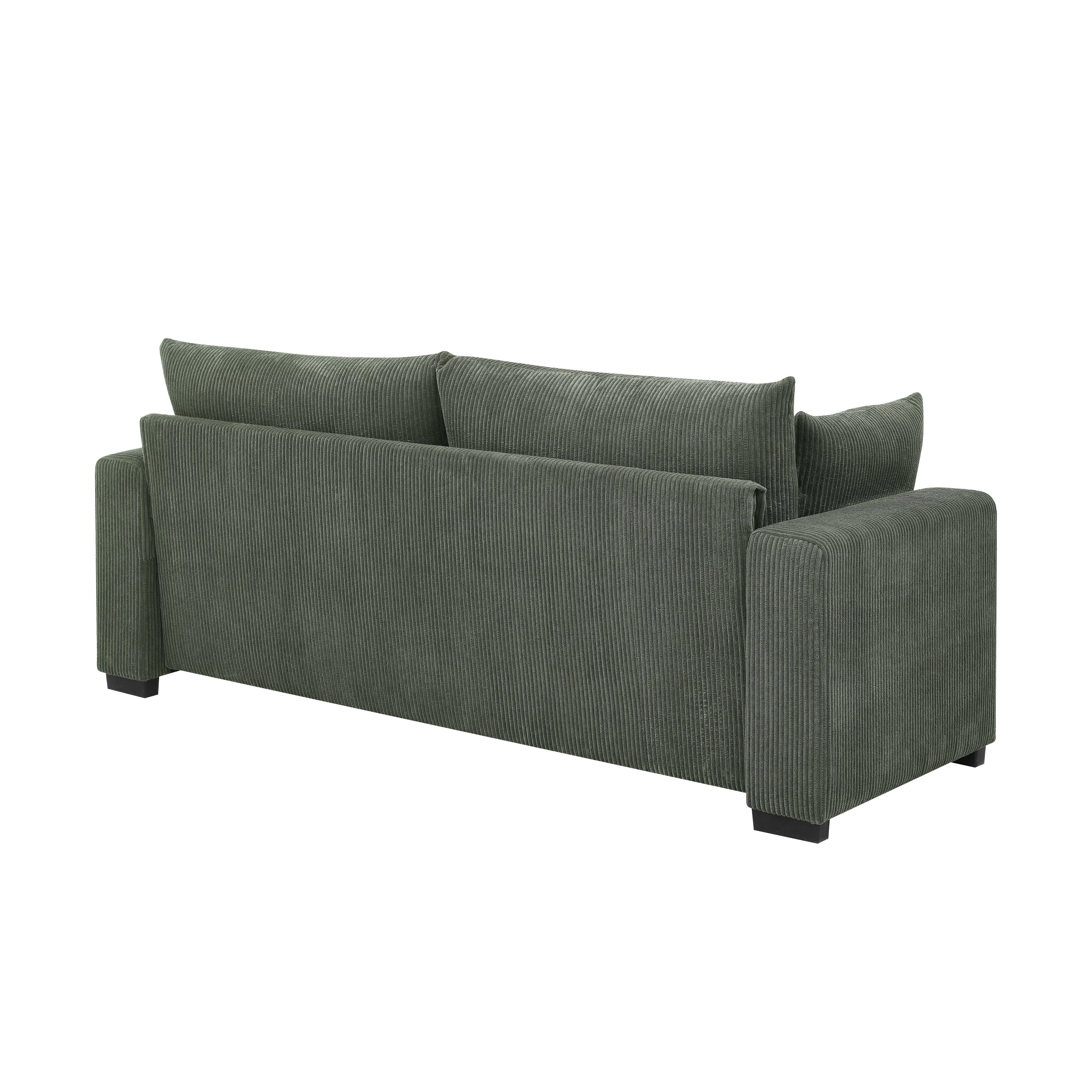 Coastal Style Corduroy Sofa - 31 D x 79 W x 34 H