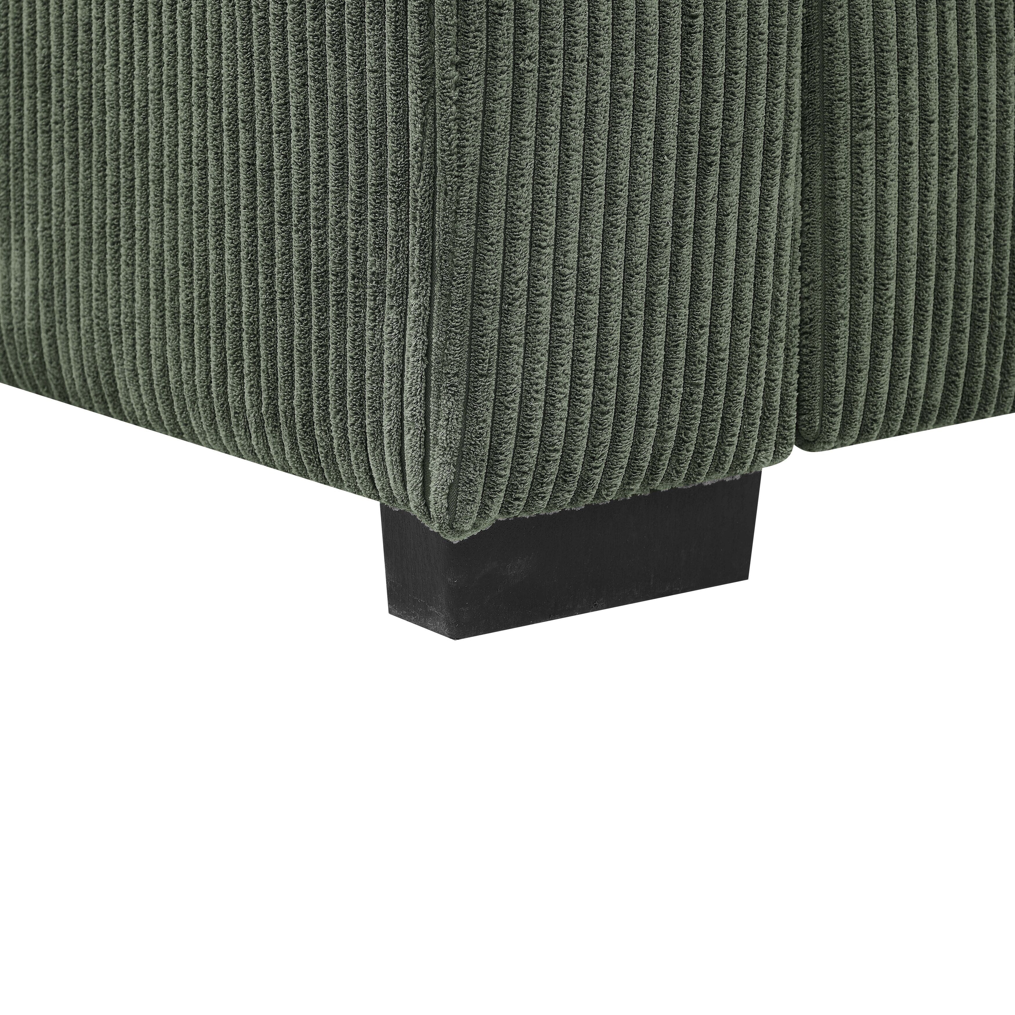 Coastal Style Corduroy Sofa - 31 D x 79 W x 34 H