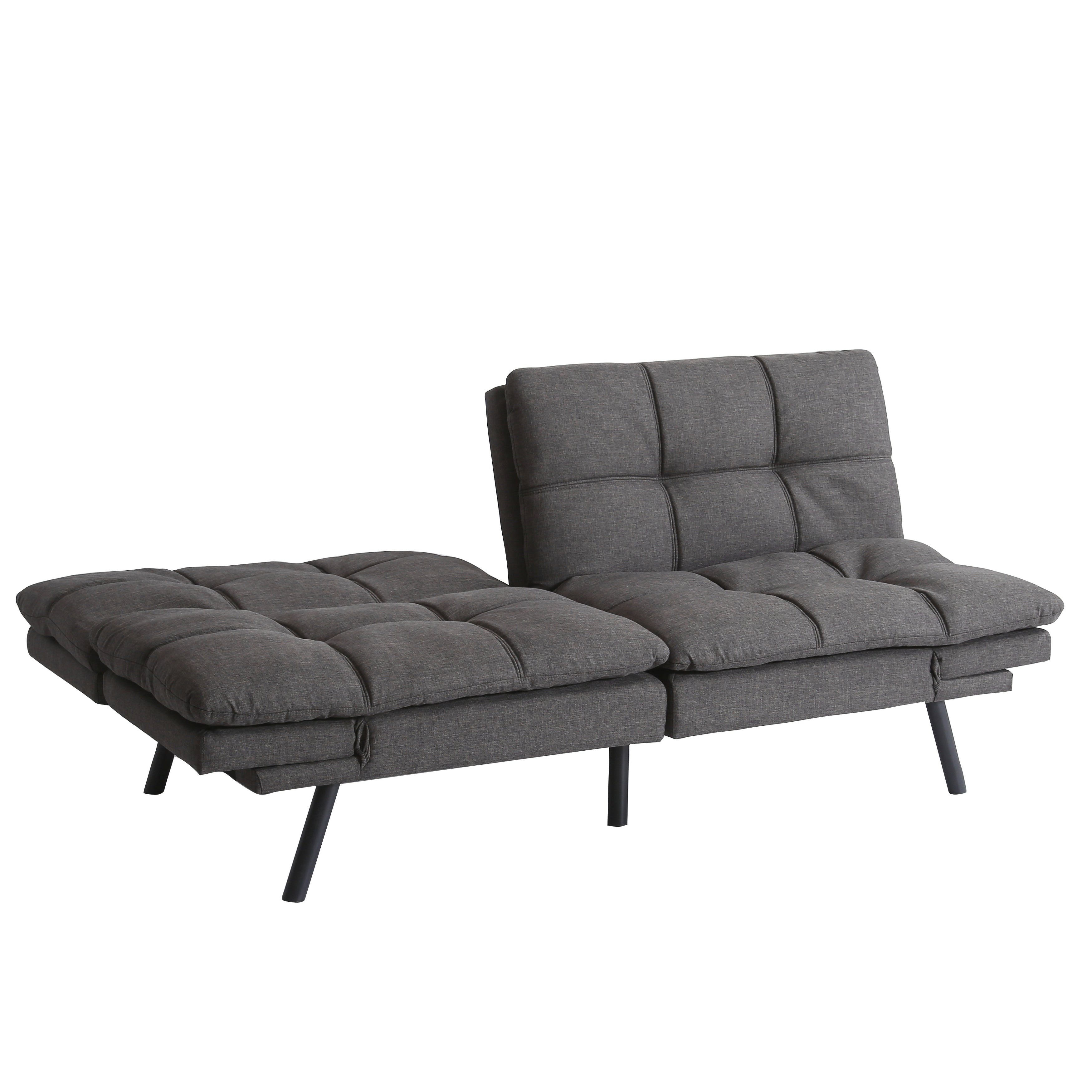 Convertible Futon Couch Bed, Modern Folding Sleeper Sofa