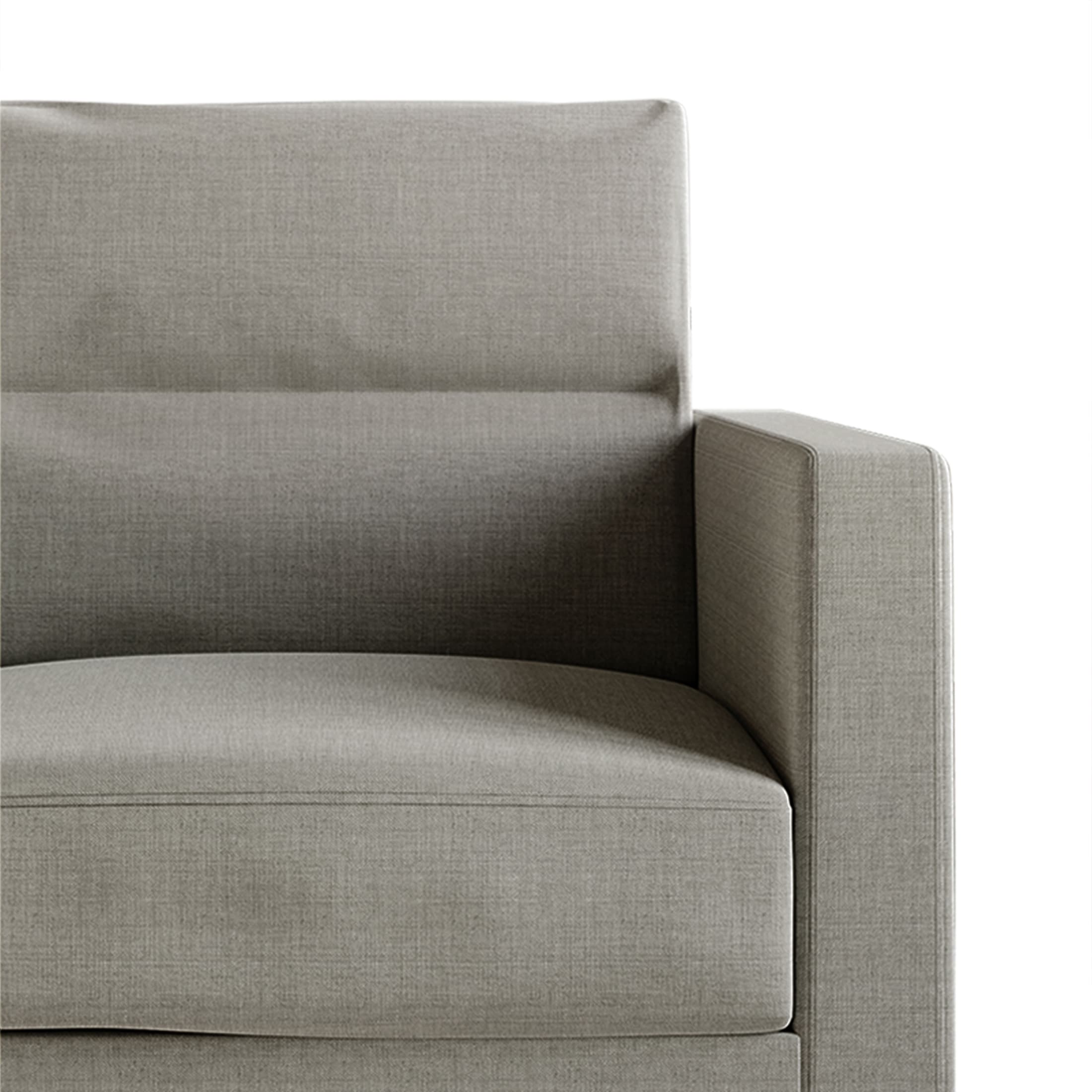 CraftPorch Clean and Minimalist Linen Upholstered Sofa