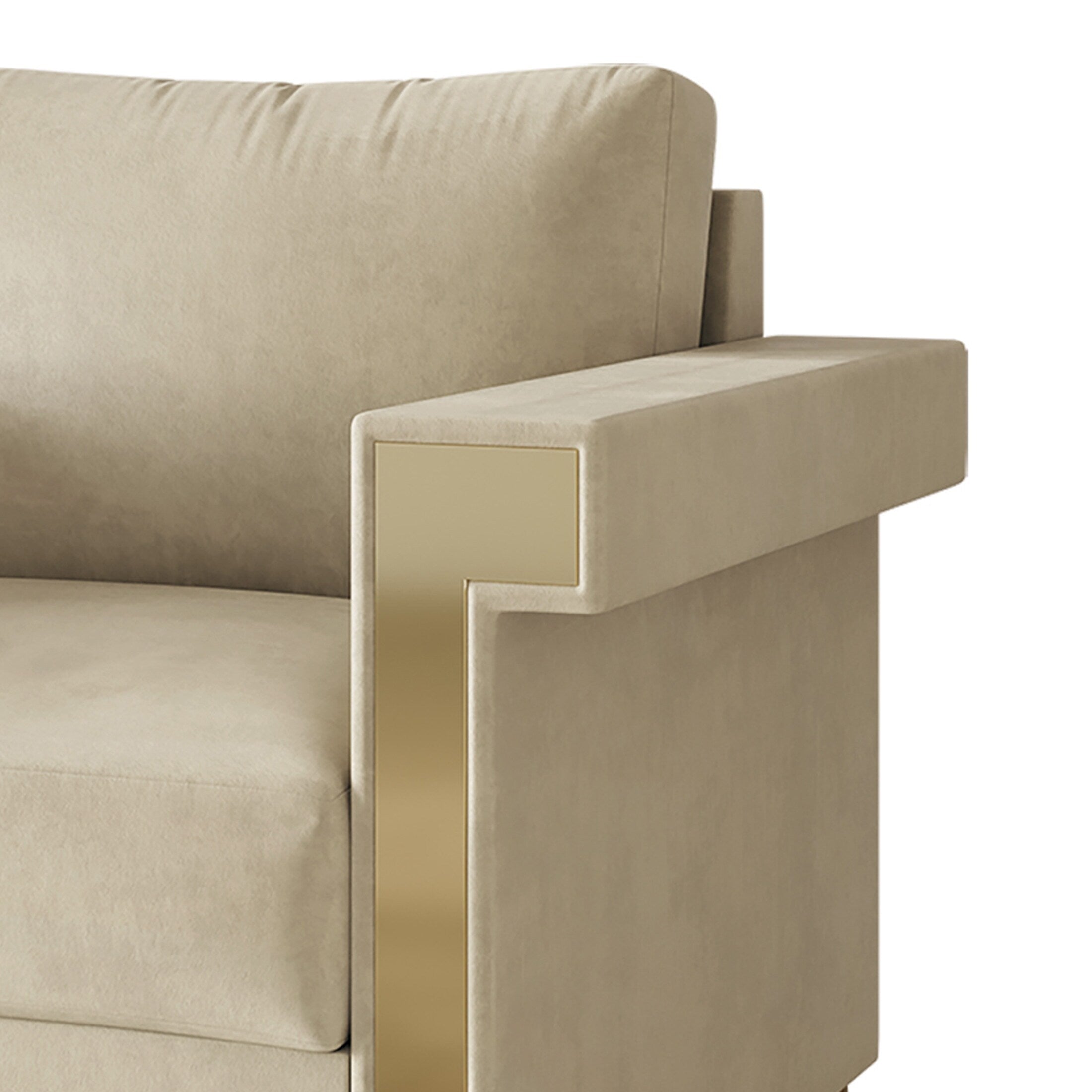 CraftPorch Luxurious Velvet Upholstered Sofa