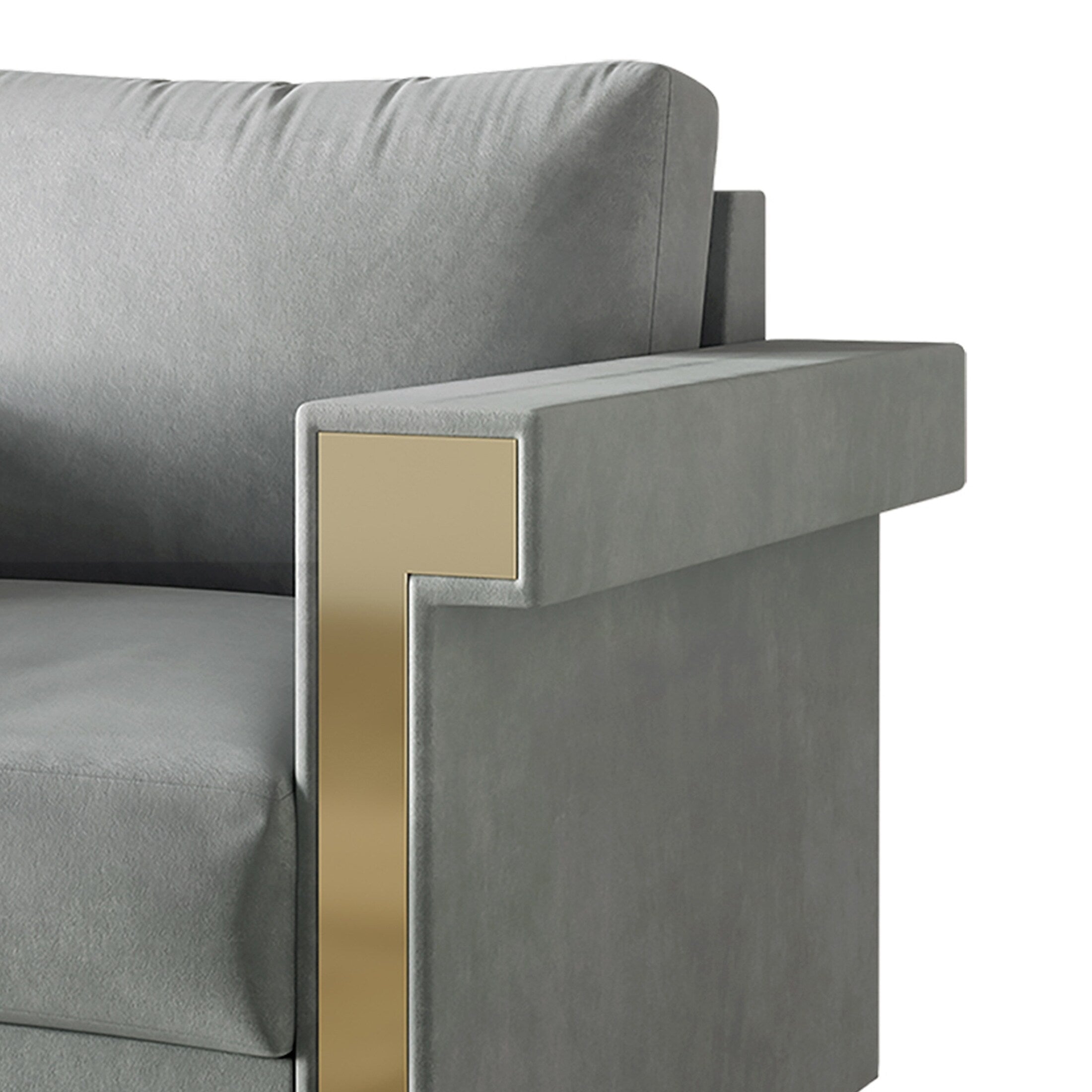 CraftPorch Luxurious Velvet Upholstered Sofa