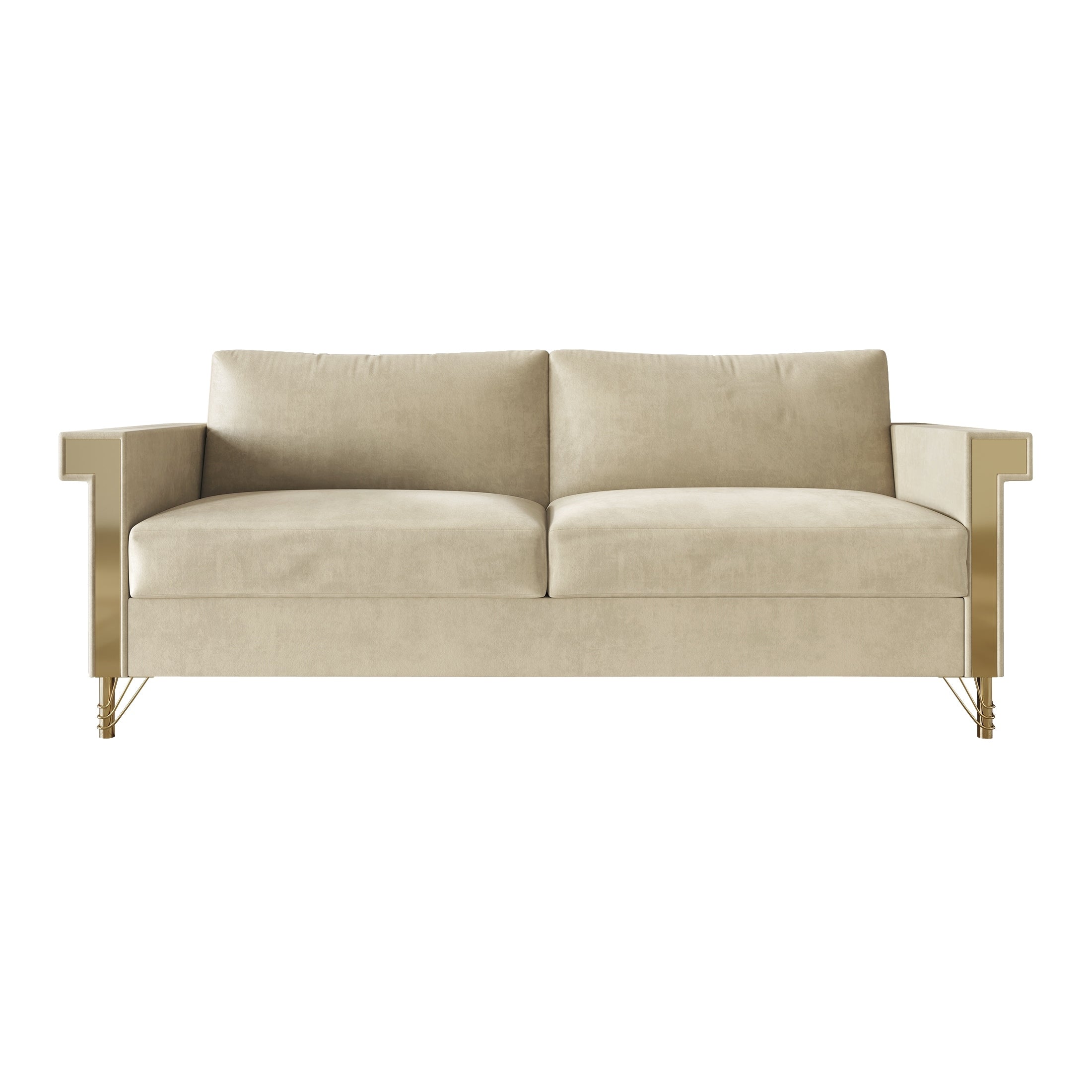CraftPorch Luxurious Velvet Upholstered Sofa