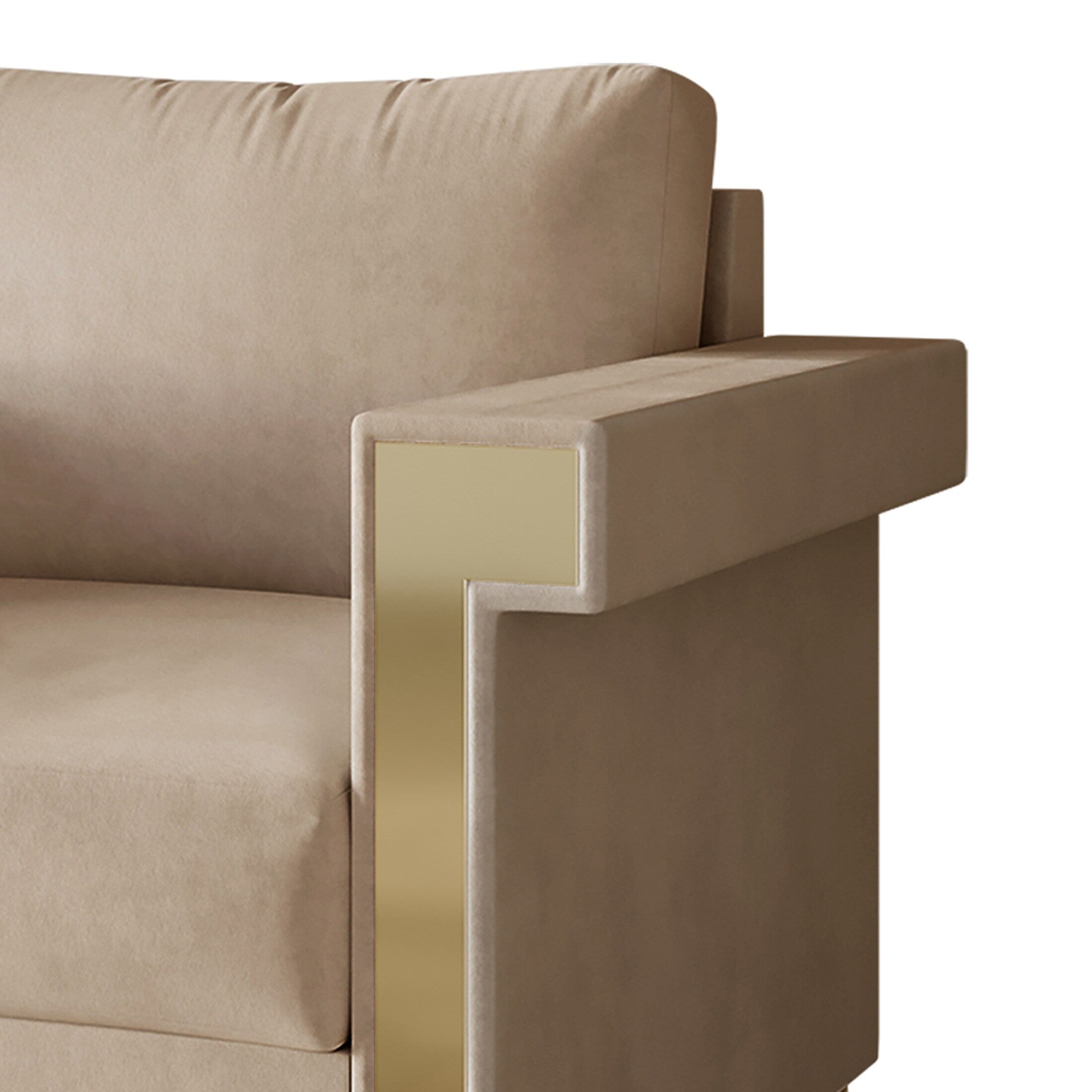 CraftPorch Luxurious Velvet Upholstered Sofa