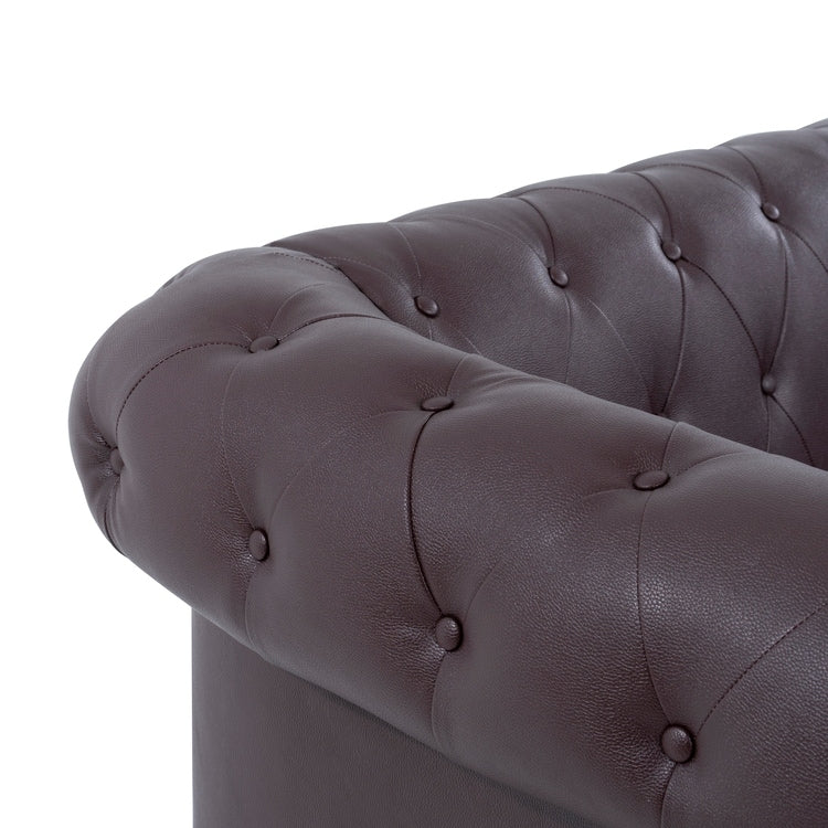 Elegance Chesterfield Sofa, Luxurious Comfort for Cozy Living Rooms, Mid-Century Modern couch, Elegance, 3-Seater Sofa