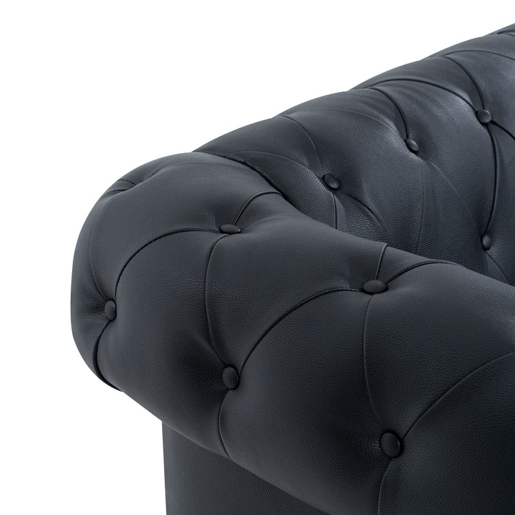 Elegance Chesterfield Sofa, Luxurious Comfort for Cozy Living Rooms, Mid-Century Modern couch, Elegance, 3-Seater Sofa