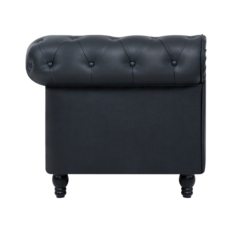 Elegance Chesterfield Sofa, Luxurious Comfort for Cozy Living Rooms, Mid-Century Modern couch, Elegance, 3-Seater Sofa