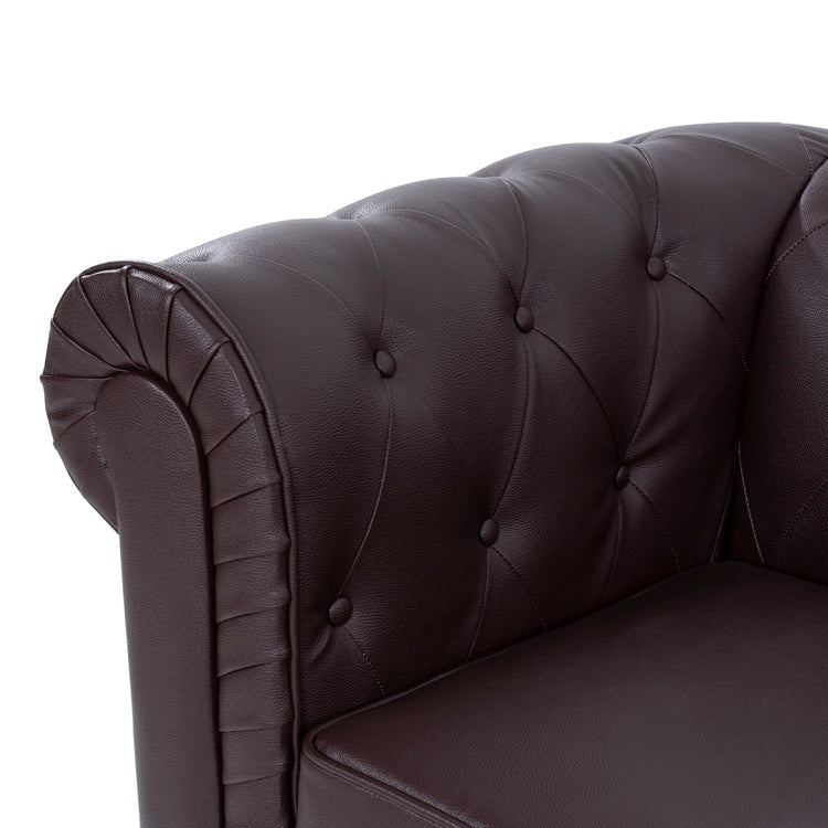 Elegance Chesterfield Sofa, Luxurious Comfort for Cozy Living Rooms, Mid-Century Modern couch, Elegance, 3-Seater Sofa
