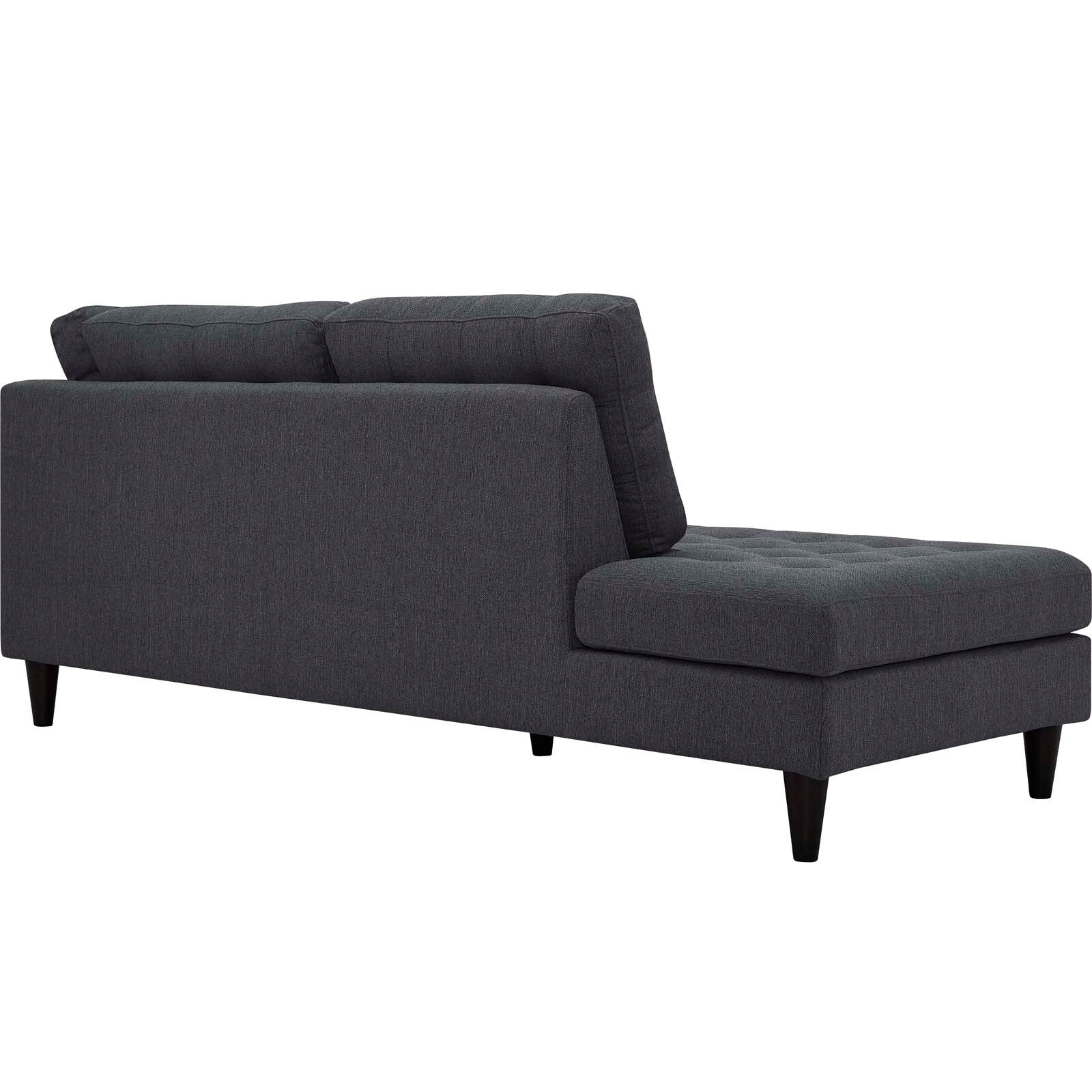 Carson Carrington Humlebaek Empress Upholstered Fabric Chaise