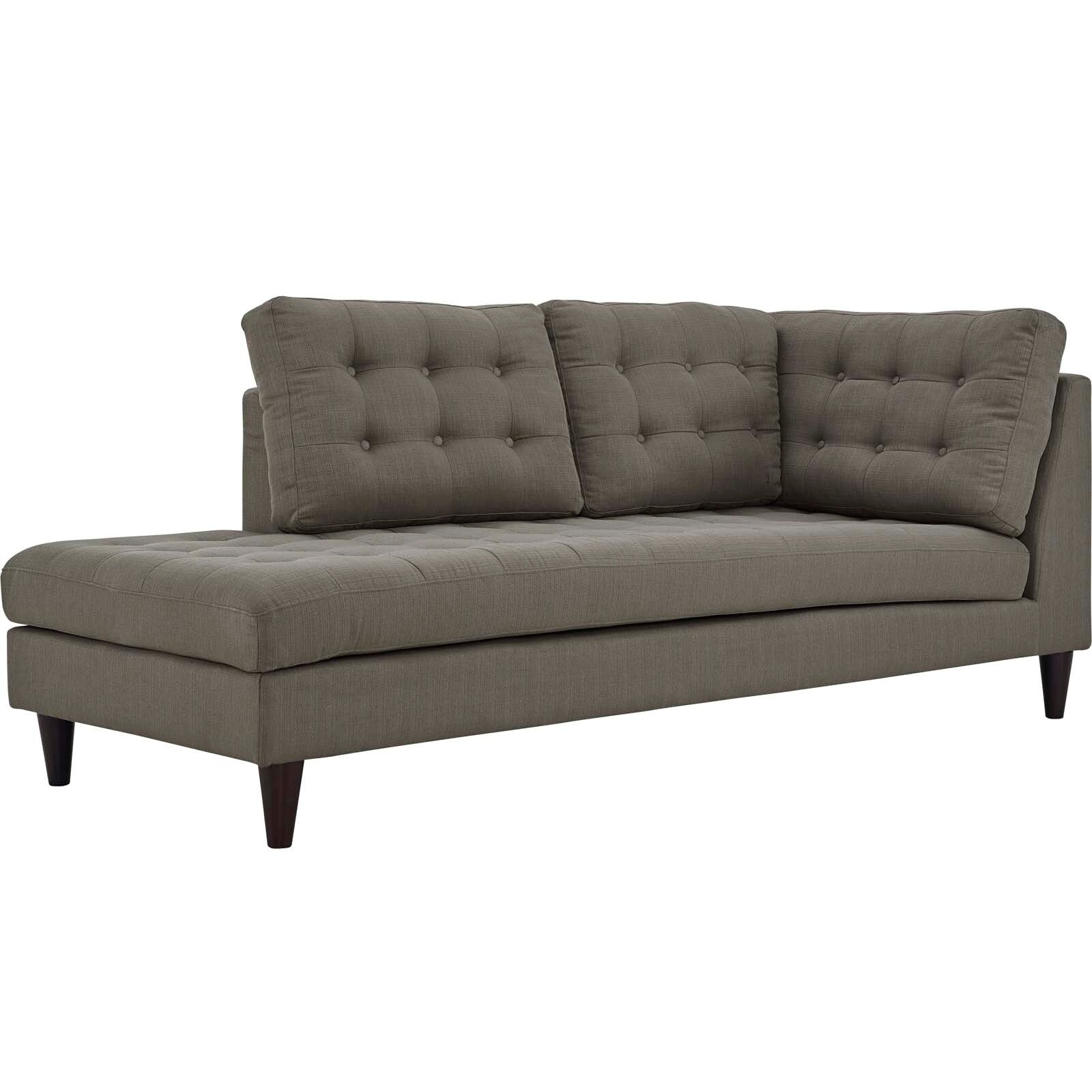 Carson Carrington Humlebaek Empress Upholstered Fabric Chaise
