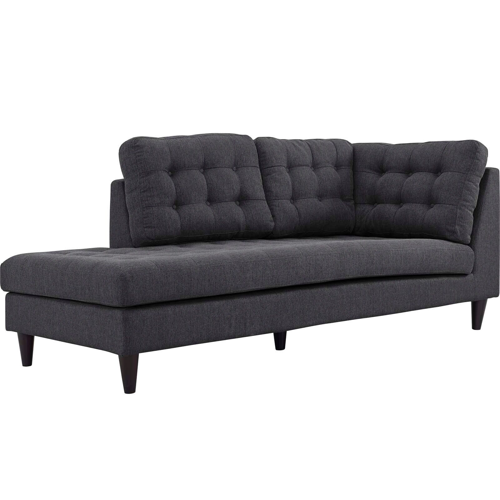 Carson Carrington Humlebaek Empress Upholstered Fabric Chaise