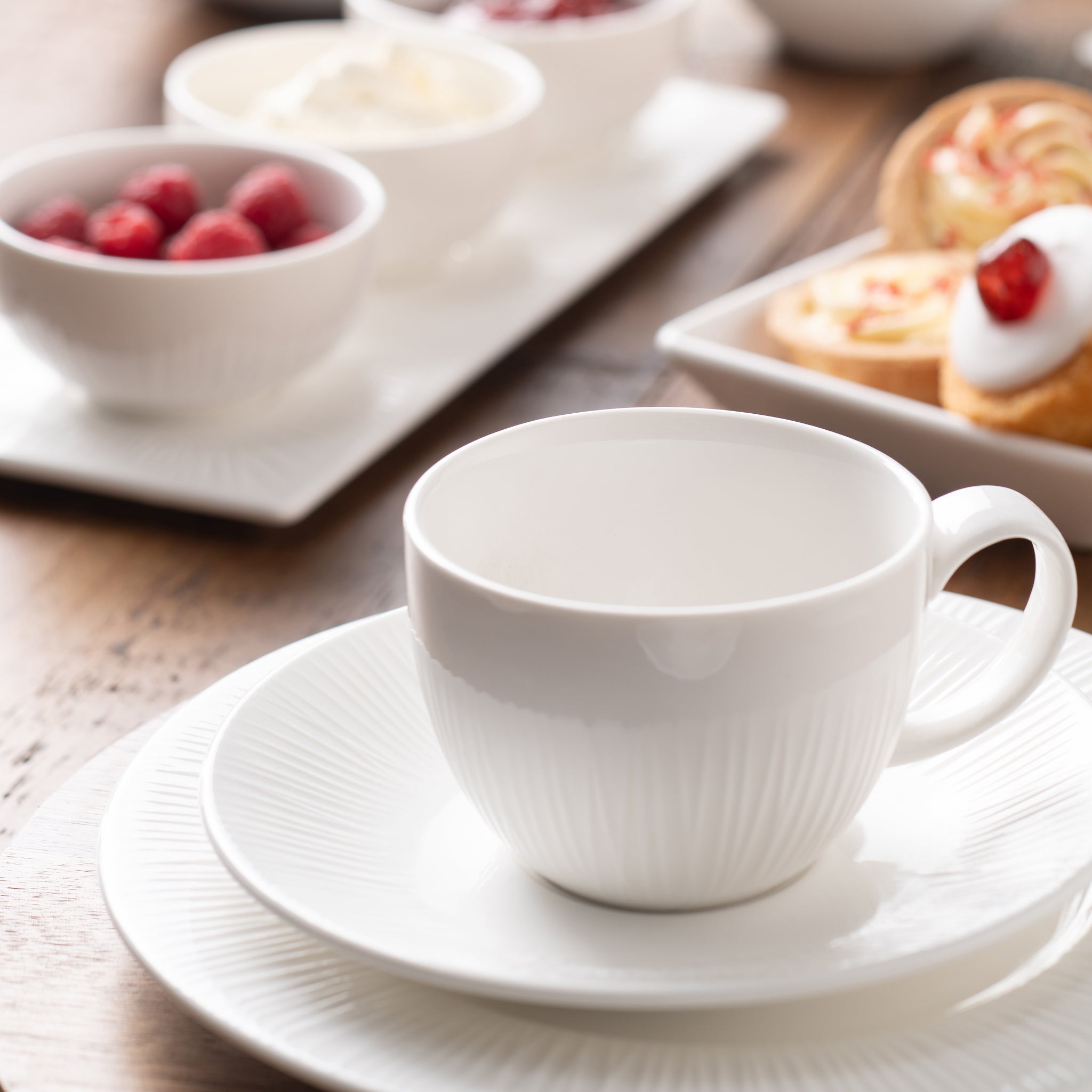 Belldine Living Erne Teacup & Saucer Set of 4