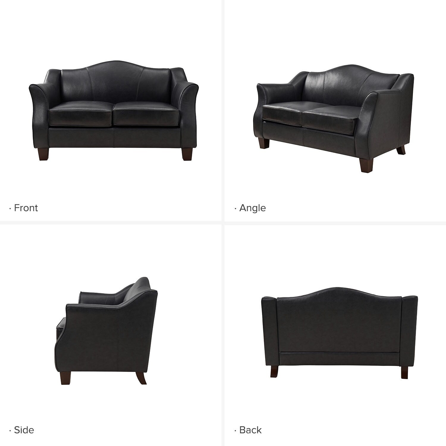 Franco Traditional 60 Wide Genuine Leather Sofa by HULALA HOME