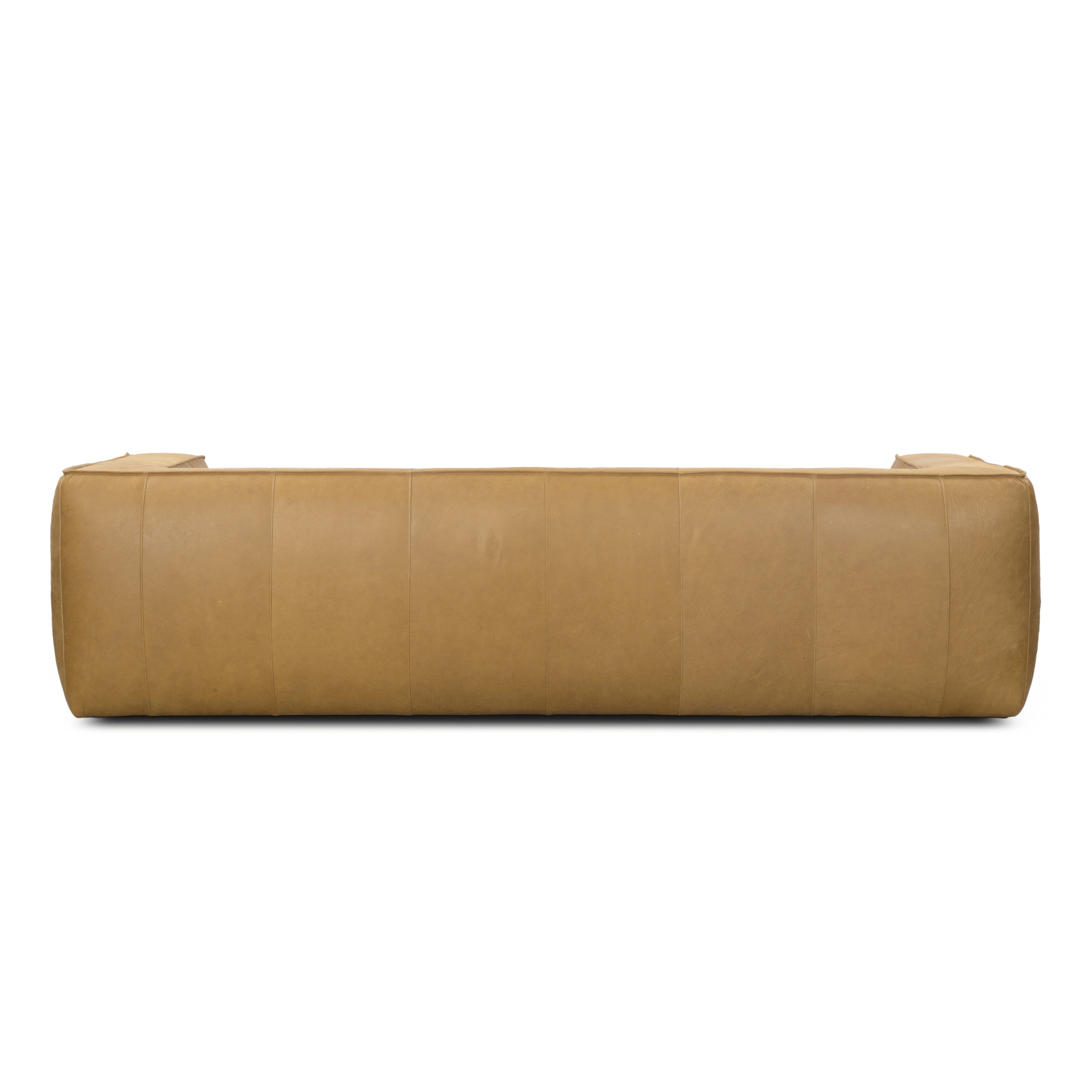 UR livingroom Full Aniline Leather Sofa Modern Genuine Leather Sofa Couch for Living Room - 100W x 43D x 26.25H