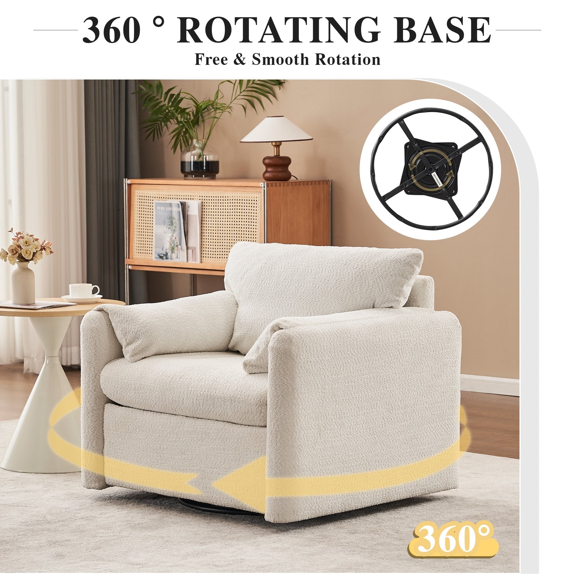 GDFStudio - Chloe Comfy Chenille Sofa Couch - Modern Upholstered Sofa Set