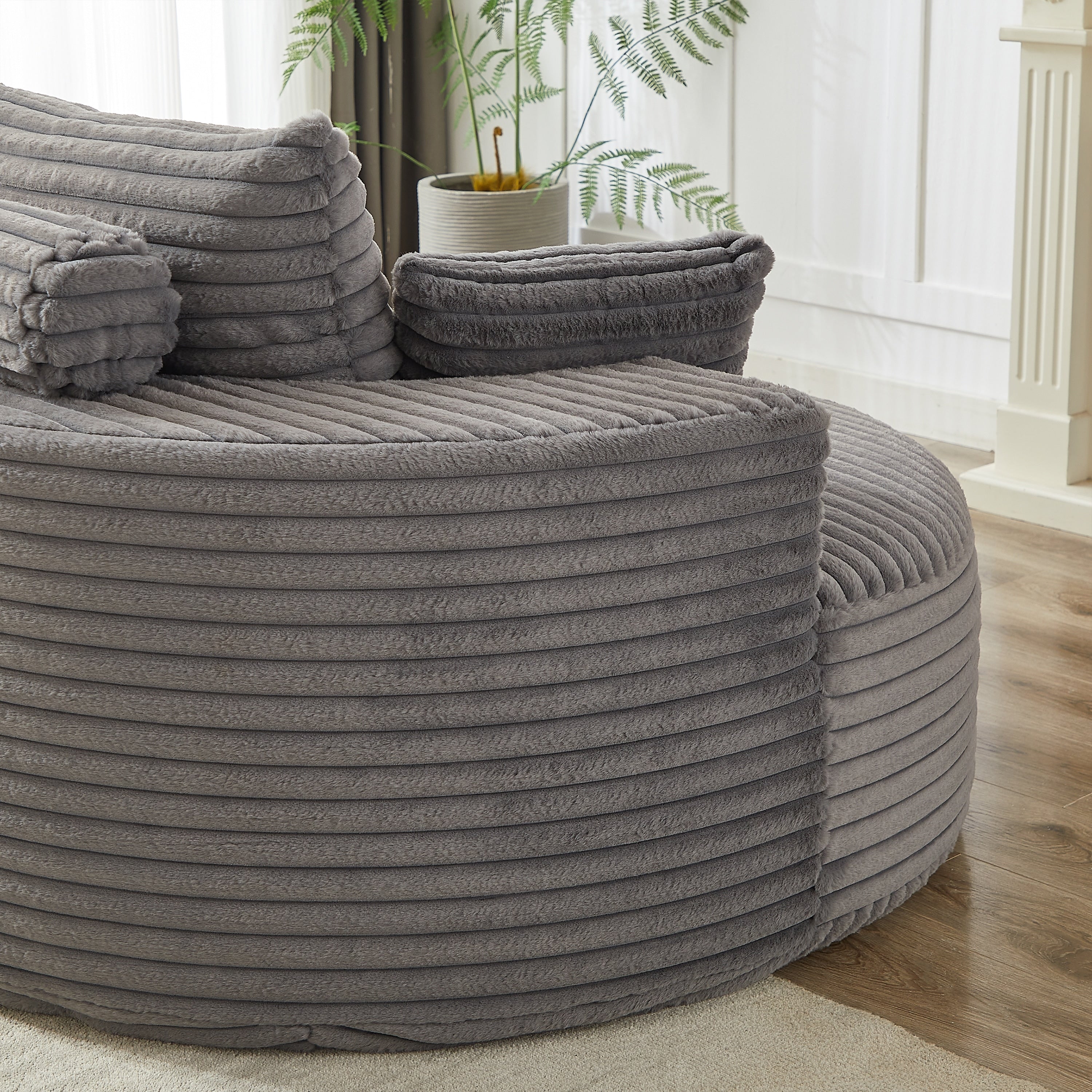 GDFStudio - Emberwood Corduroy Single Sofa Cloud Recliner