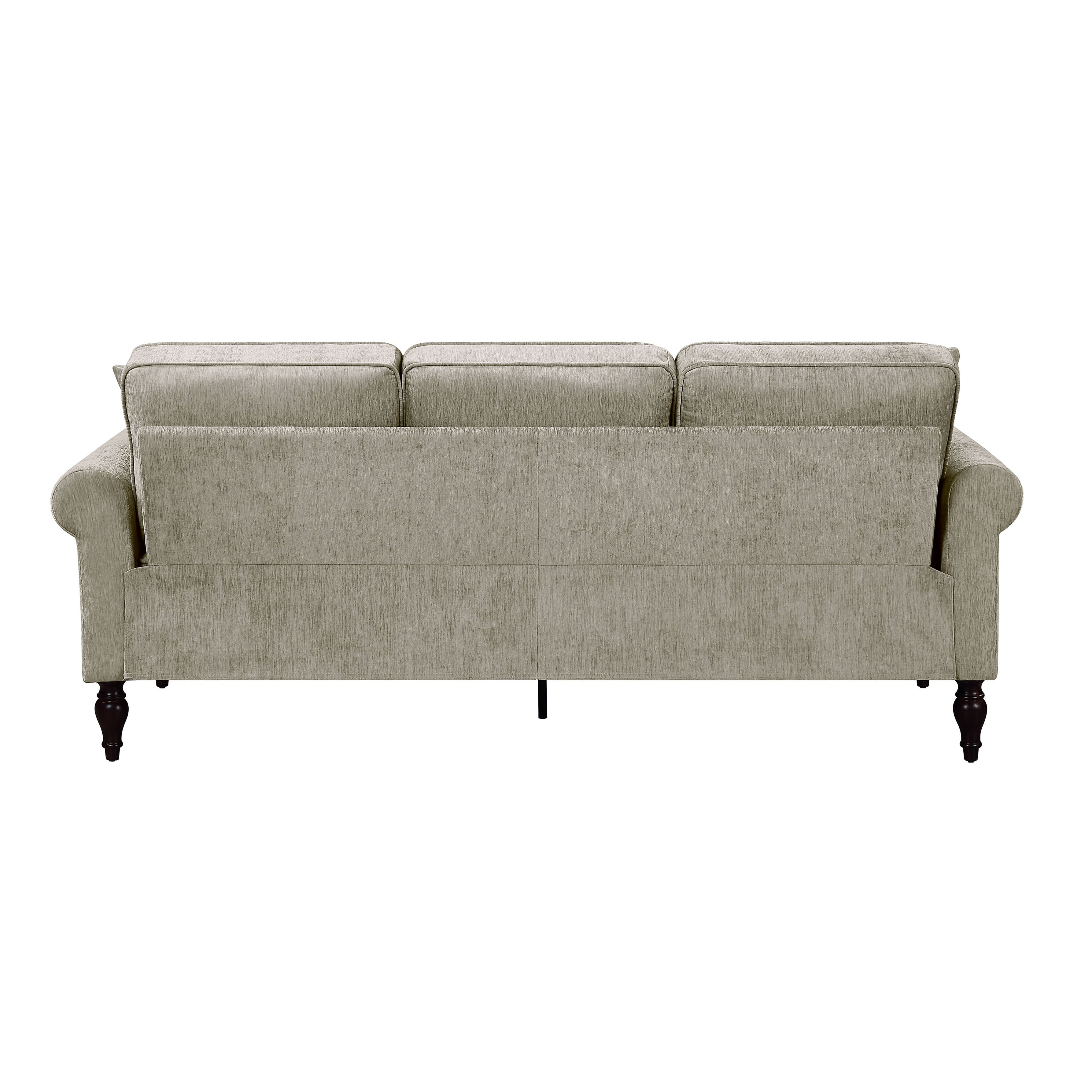 Igny Traditional Chenille Upholstered Rolled Arms Sofa by Furniture of America