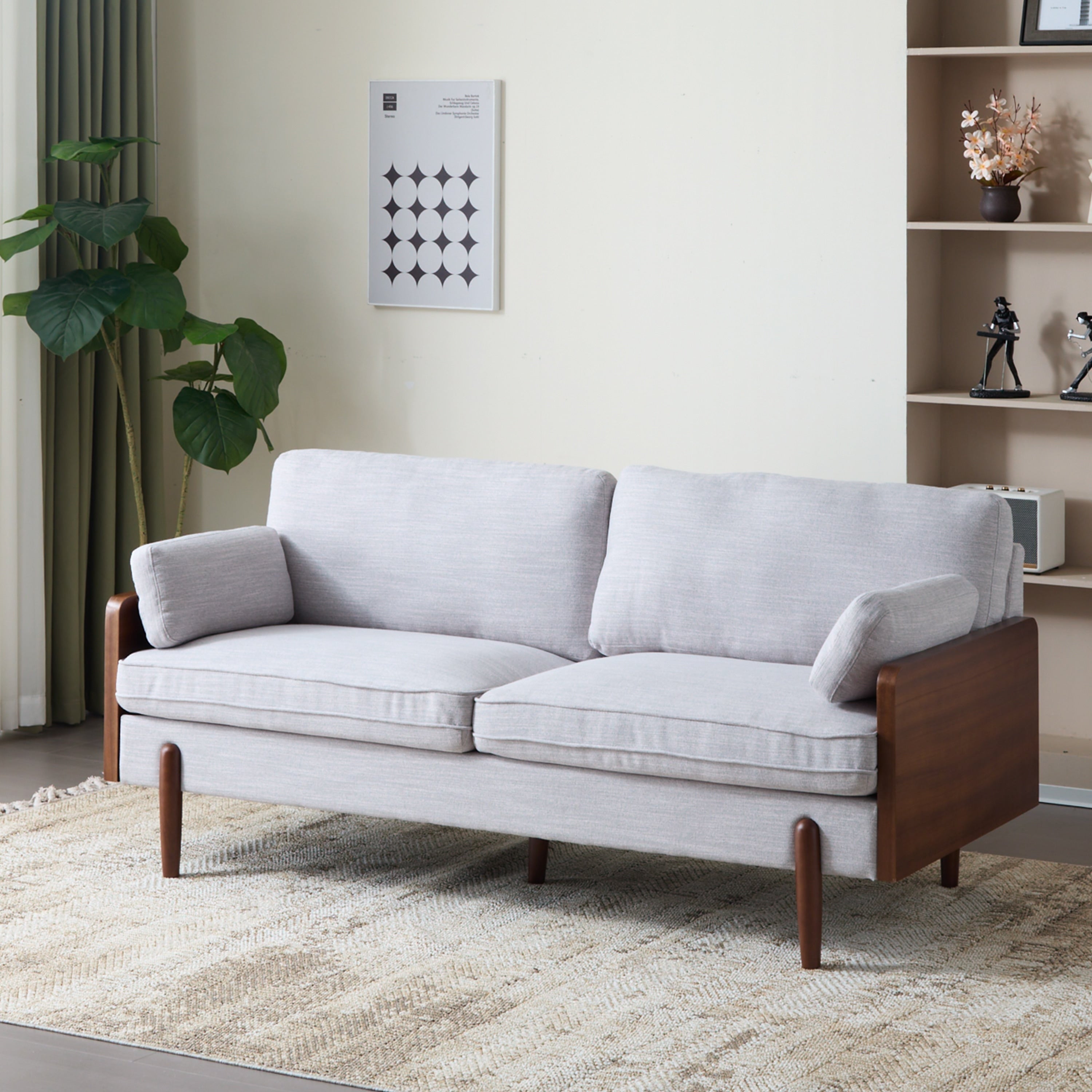 Jose Mid-Century Modern Sofa by Christopher Knight Home