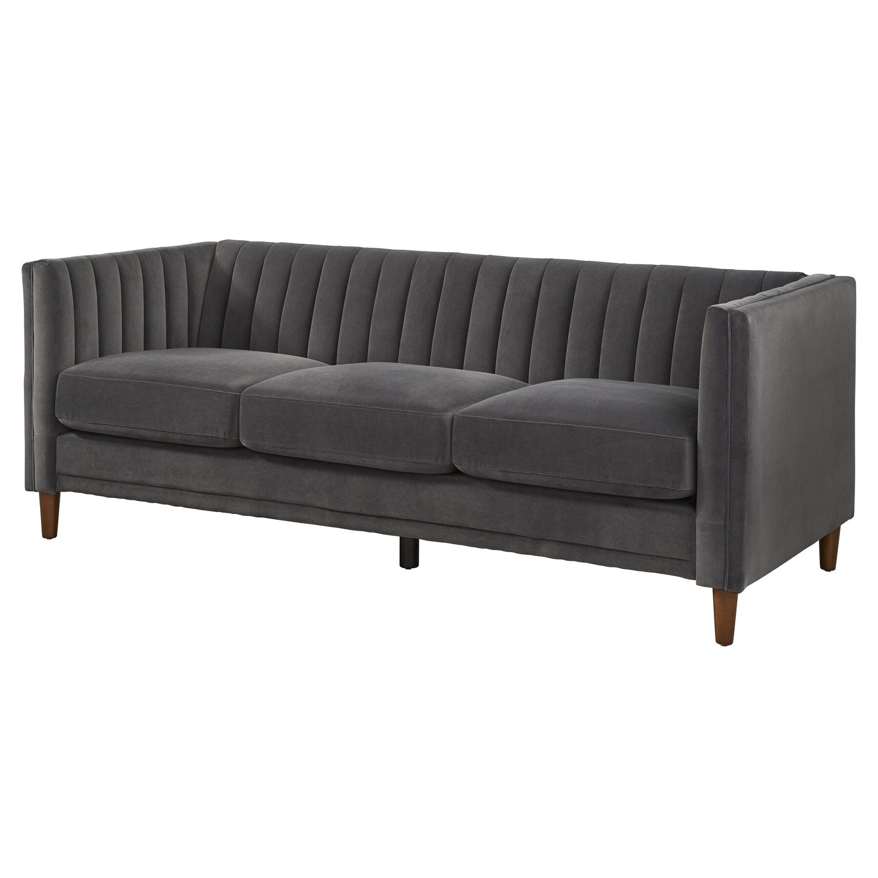 Lifestorey Paxton Channel Back Tuxedo Sofa