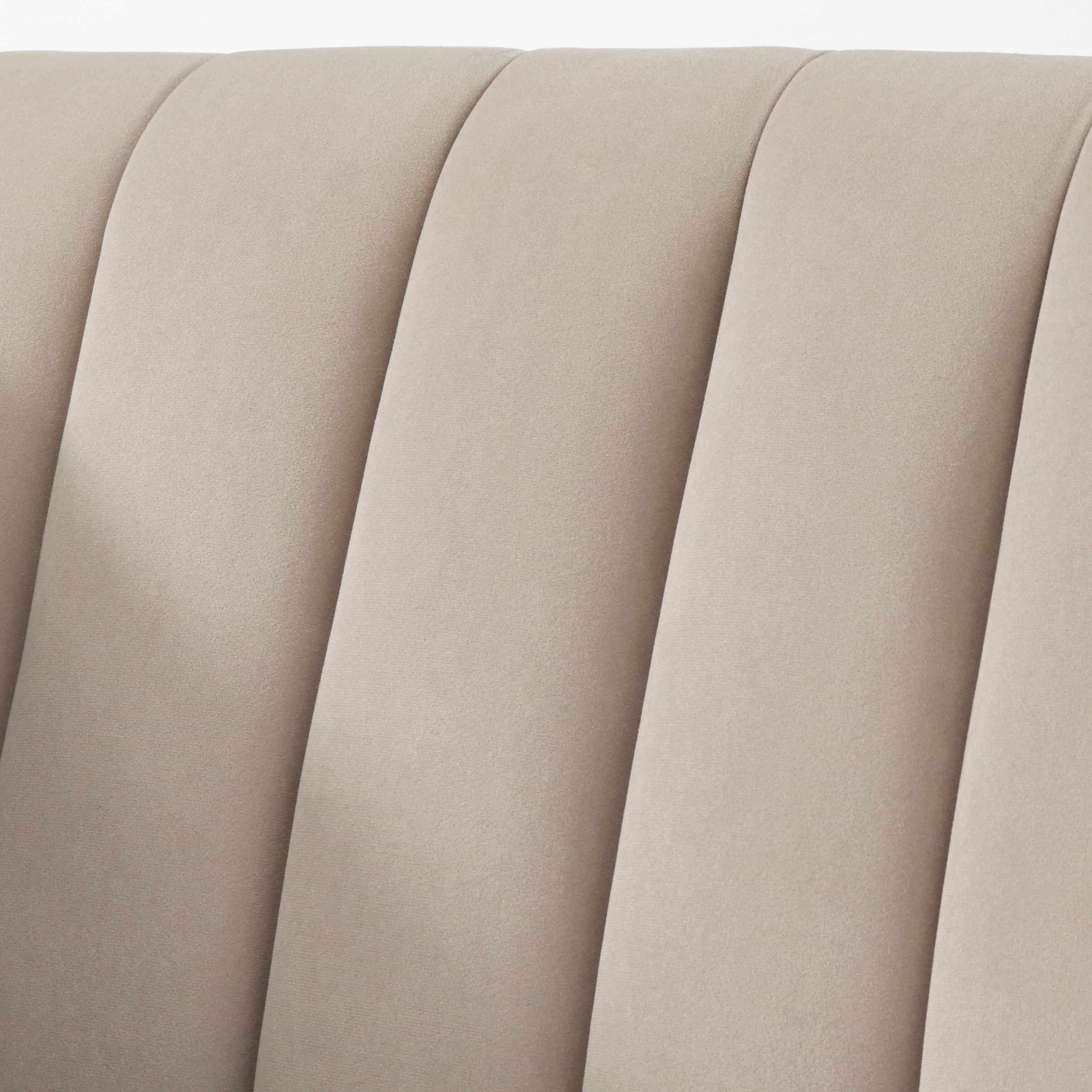 Lifestorey Paxton Channel Back Tuxedo Sofa