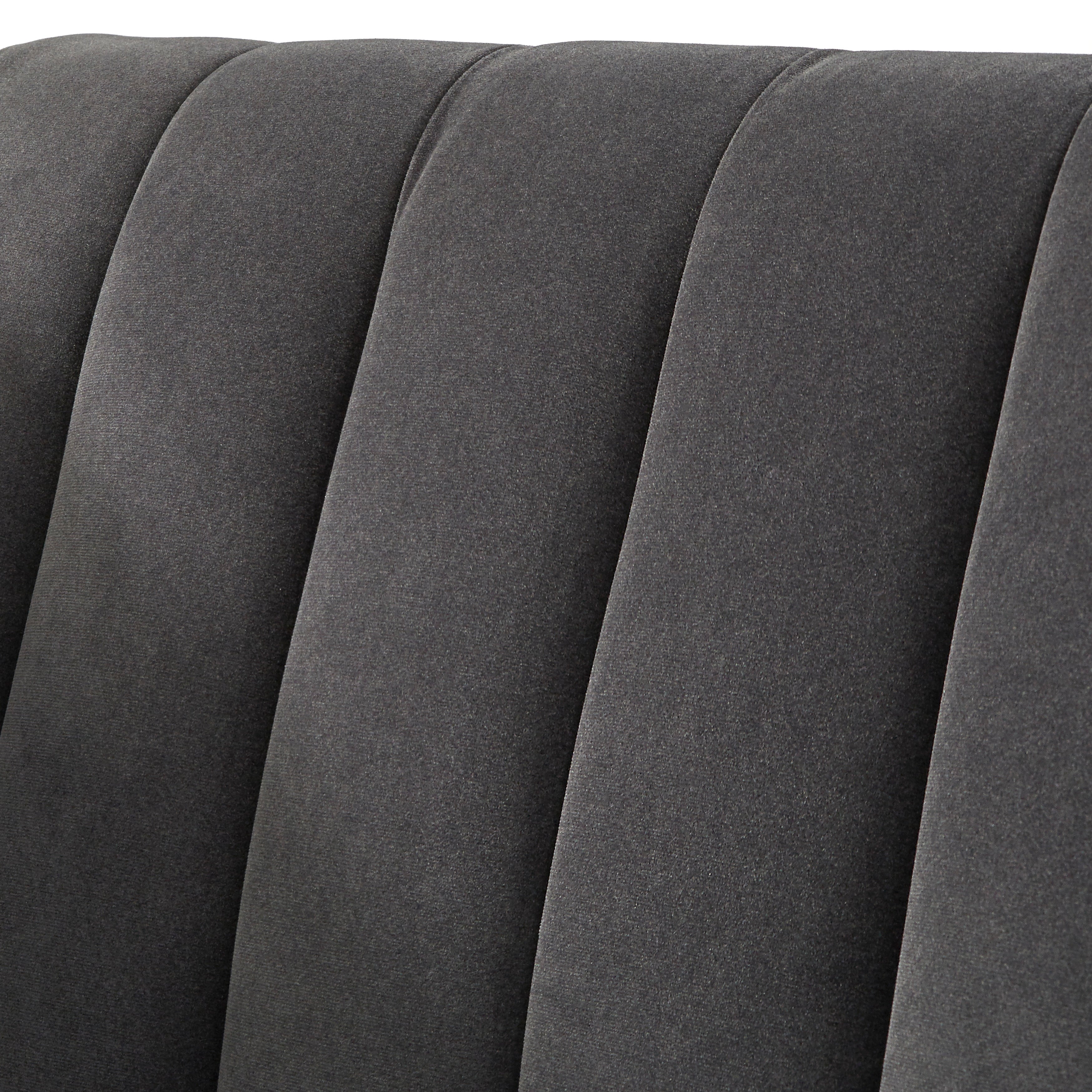 Lifestorey Paxton Channel Back Tuxedo Sofa