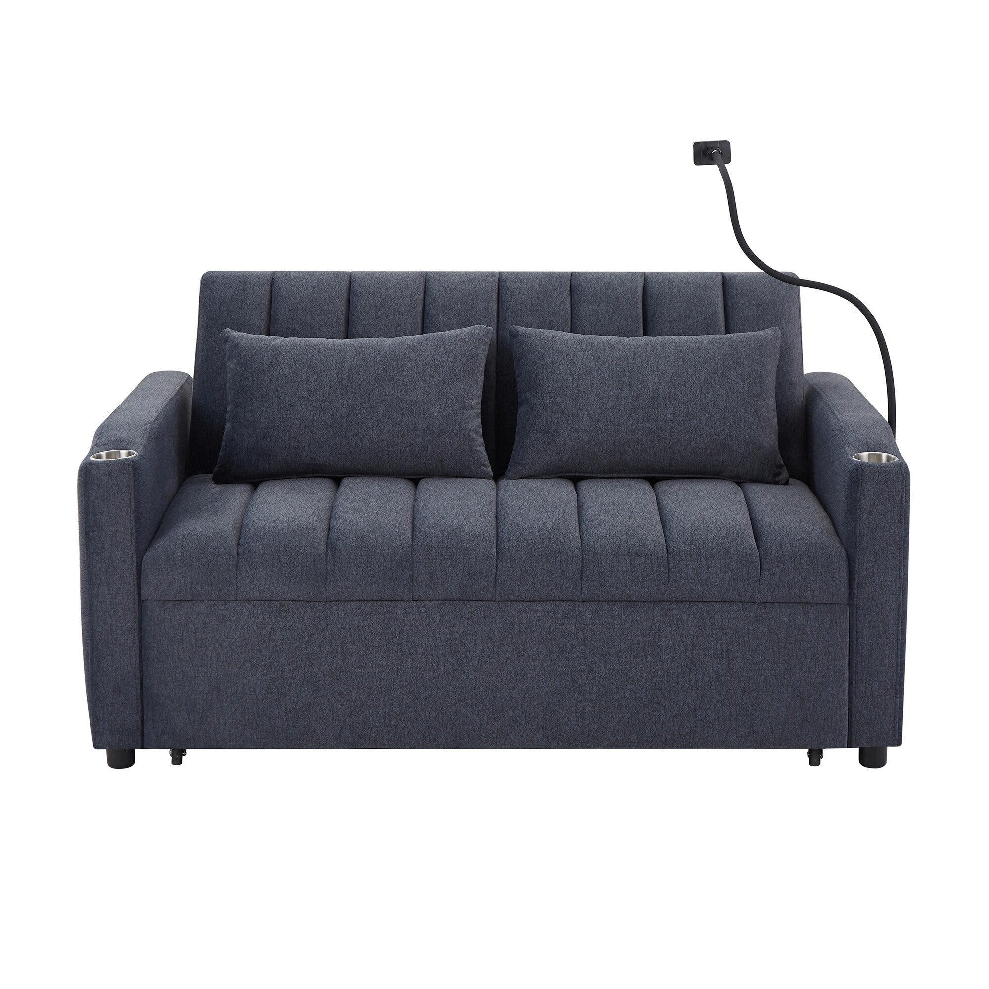 MERAX Convertible Loveseat Sofa, Pull Out Sofa Bed