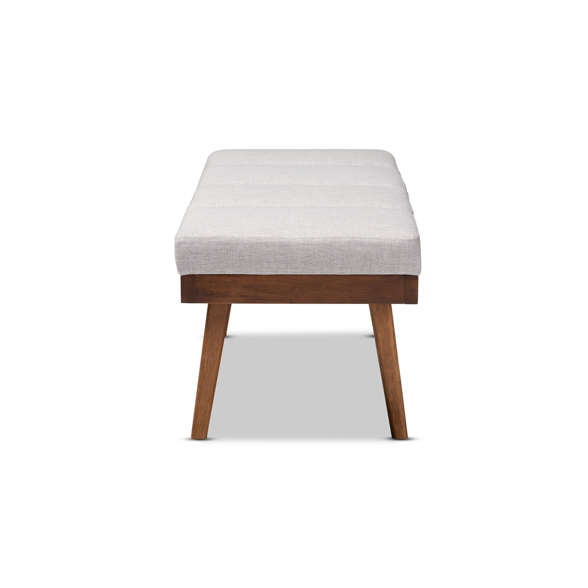 Mid-Century Fabric Bench