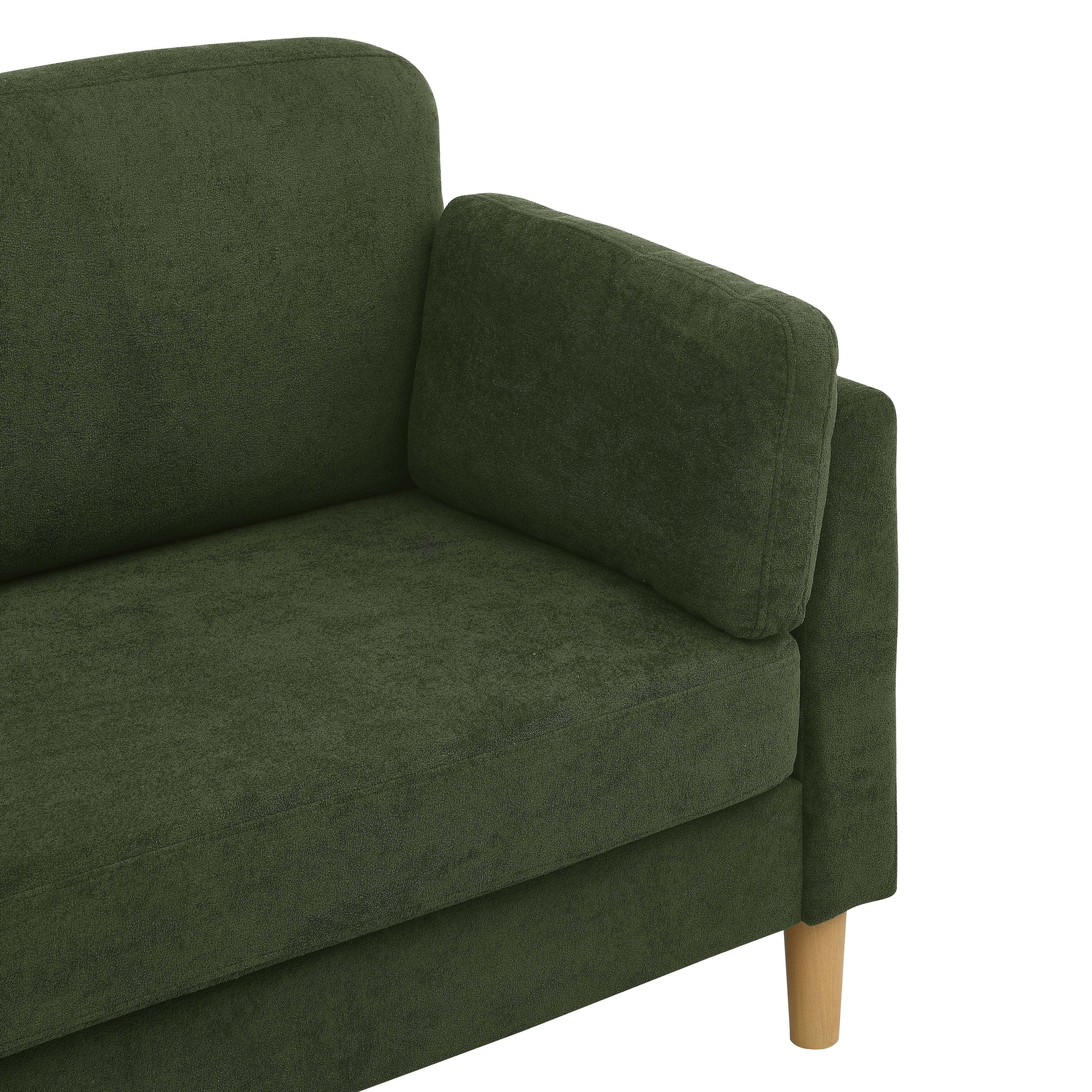 Minimalist Upholstered Sofa - 2 Seats - 30.5 D x 66 W x 35 H