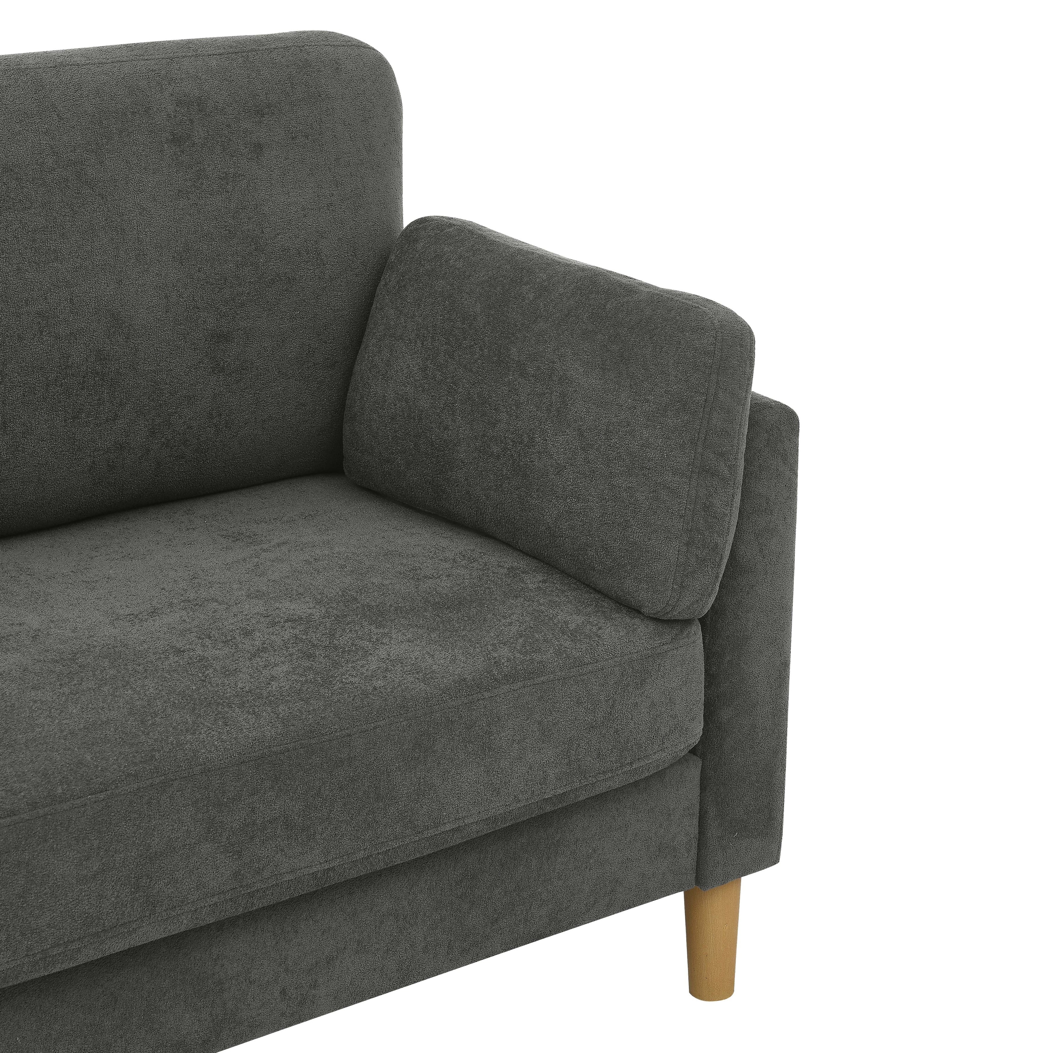 Minimalist Upholstered Sofa - 2 Seats - 30.5 D x 66 W x 35 H