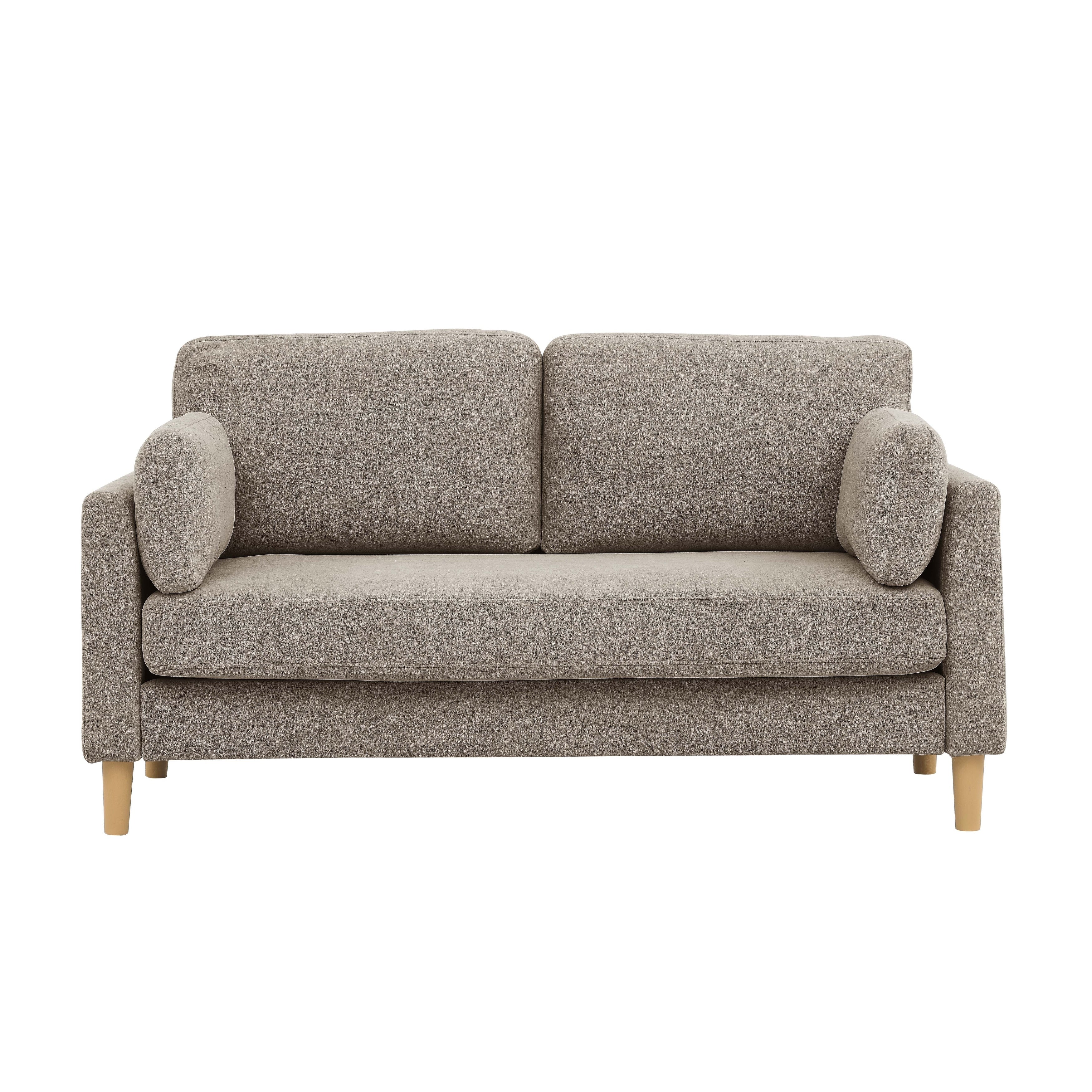Minimalist Upholstered Sofa - 2 Seats - 30.5 D x 66 W x 35 H