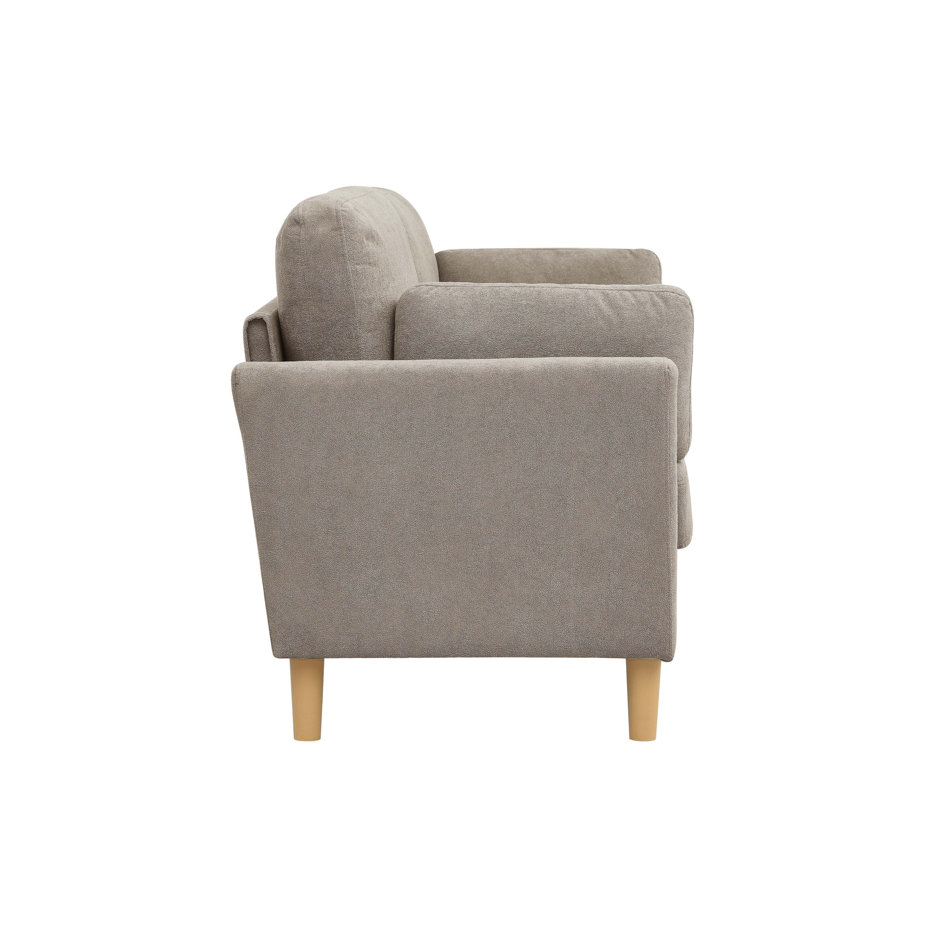 Minimalist Upholstered Sofa - 2 Seats - 30.5 D x 66 W x 35 H