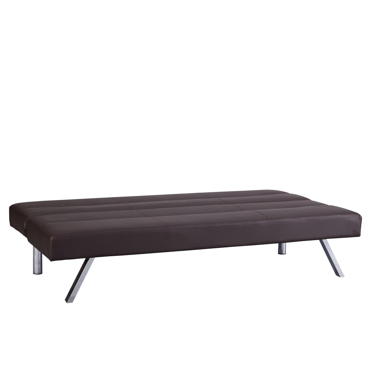 Modern Futon Sofa Bed, Convertible Sofa Futon, Split Back Linen Sleeper Couch for Living Room