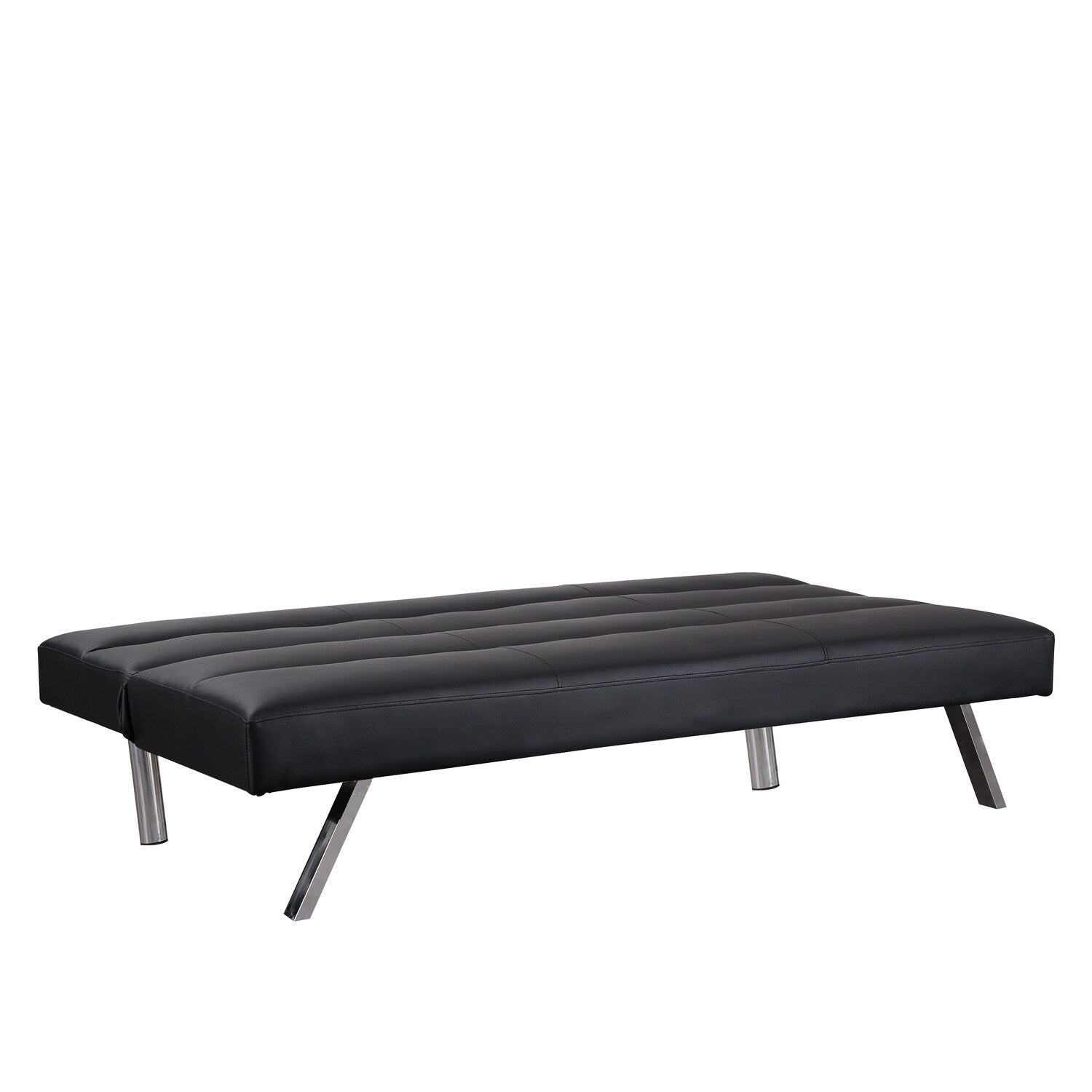 Modern Futon Sofa Bed, Convertible Sofa Futon, Split Back Linen Sleeper Couch for Living Room