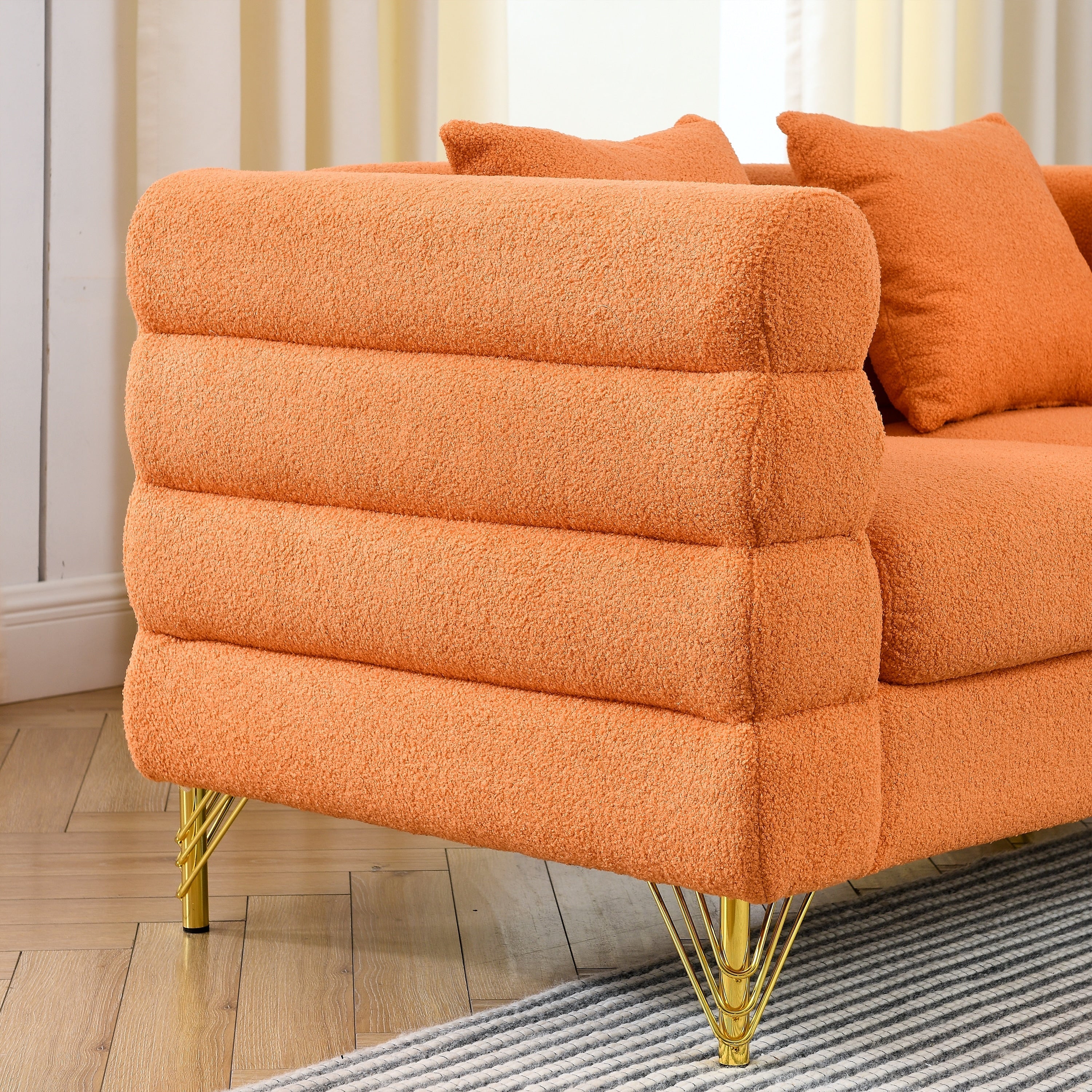 Modern Oversized Streamline 3-Seat Sofa