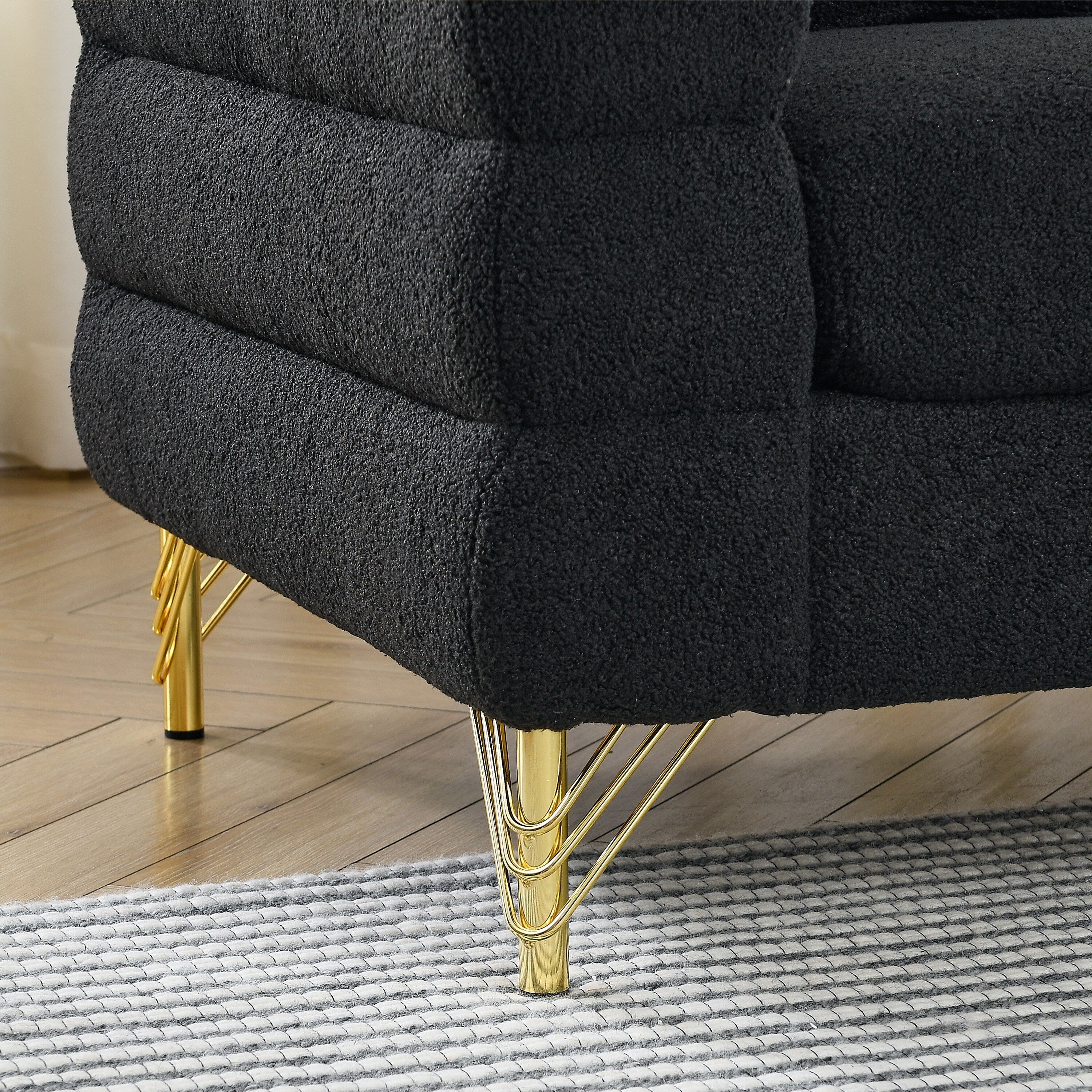 Modern Oversized Streamline 3-Seat Sofa