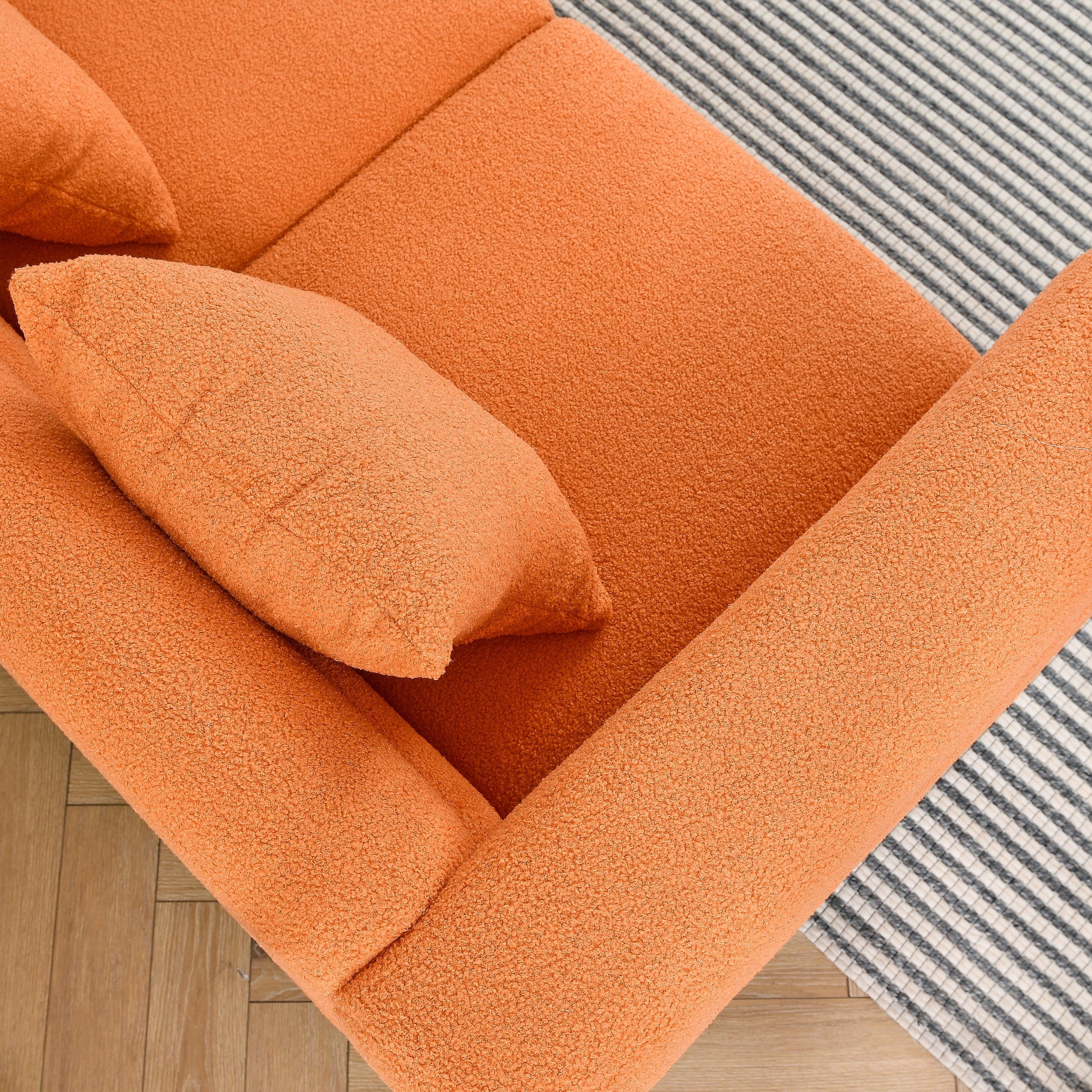 Modern Oversized Streamline 3-Seat Sofa