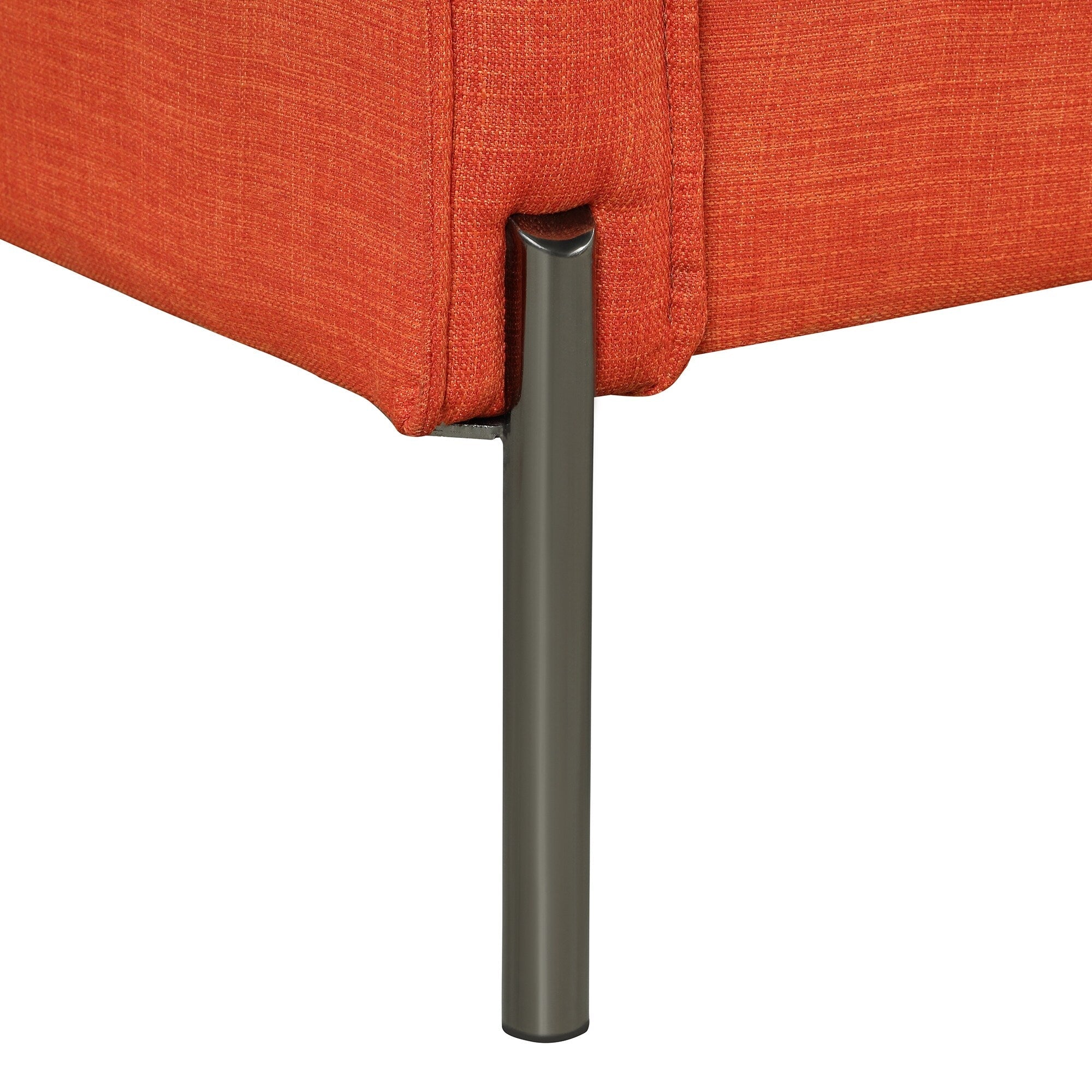 Modern Style 3 Seat Sofa Linen Fabric Upholstered Couch Furniture