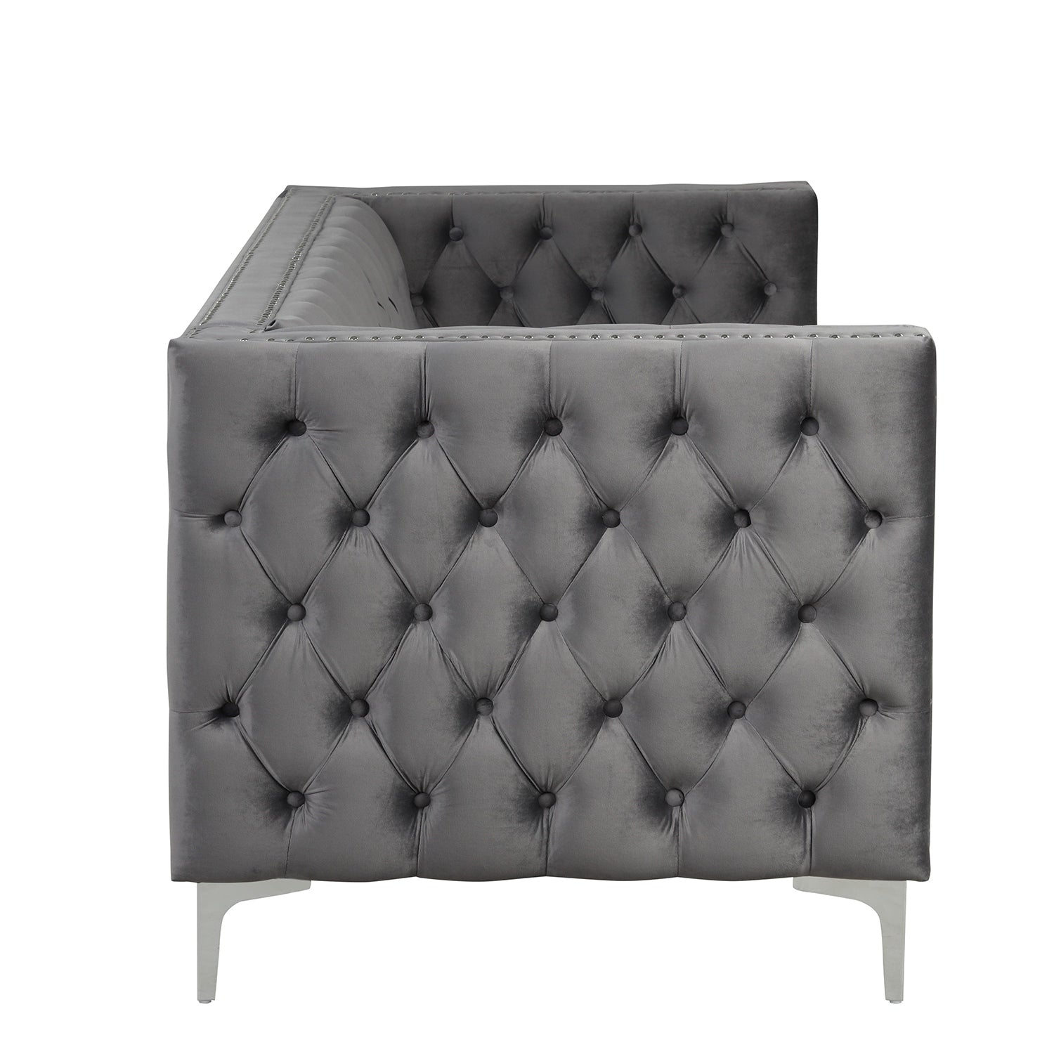 Morden Fort Deep Dutch Velvet Modern Sofa
