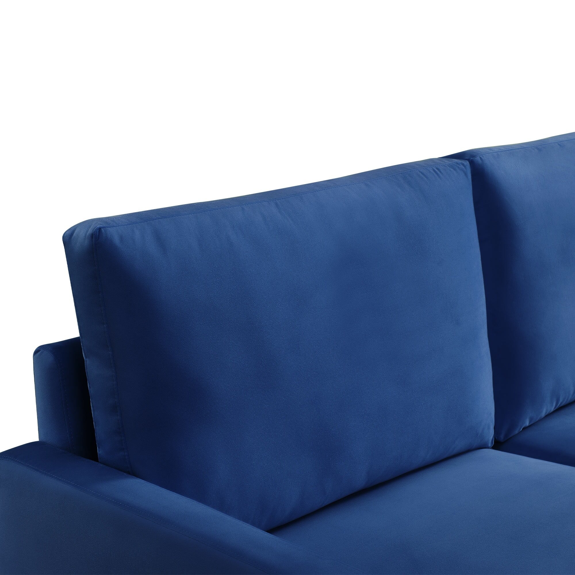 OS Home and Office Furniture 69 Inch Wide Upholstered Sofa with Square Arms