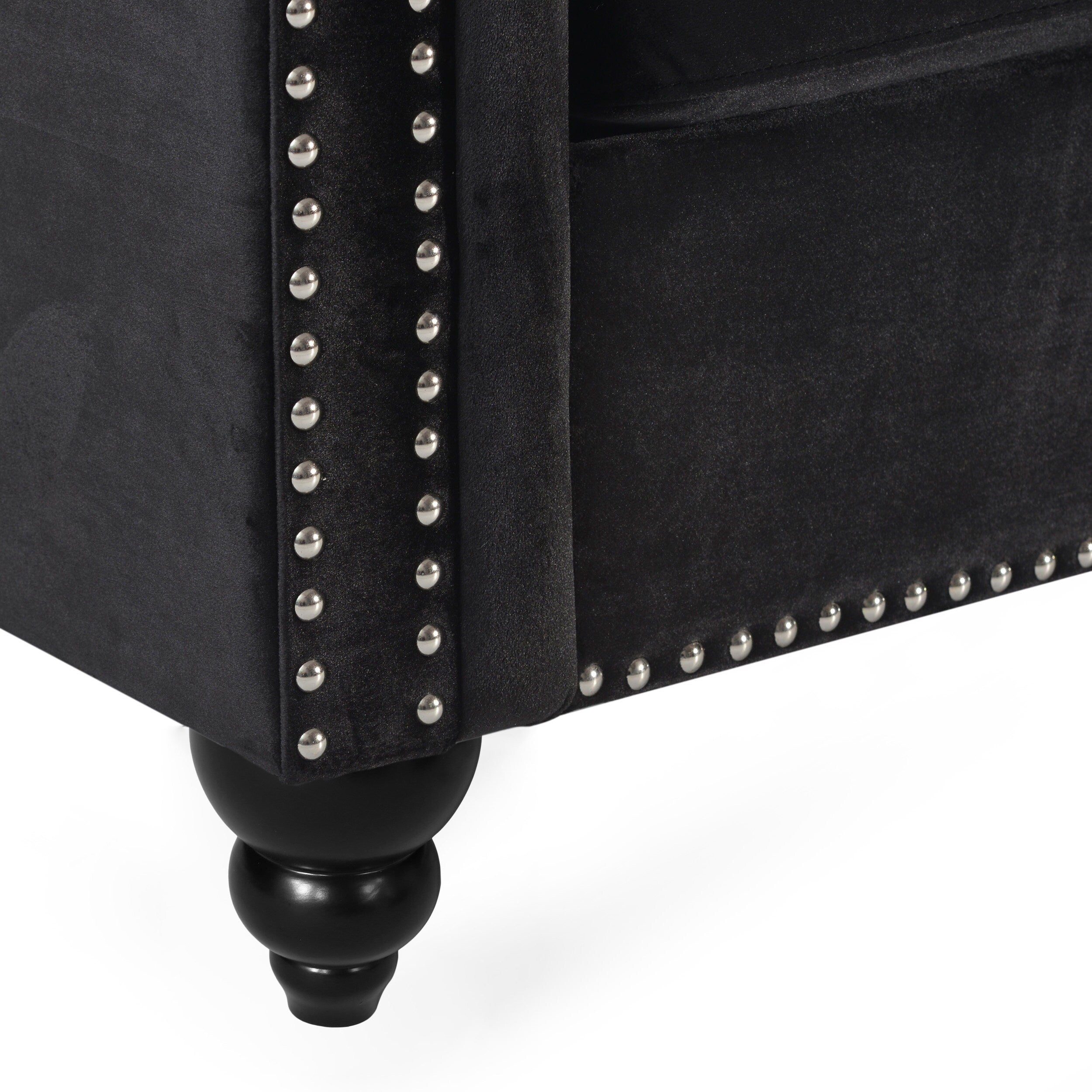 Parkhurst Tufted Velvet Sofa by Christopher Knight Home