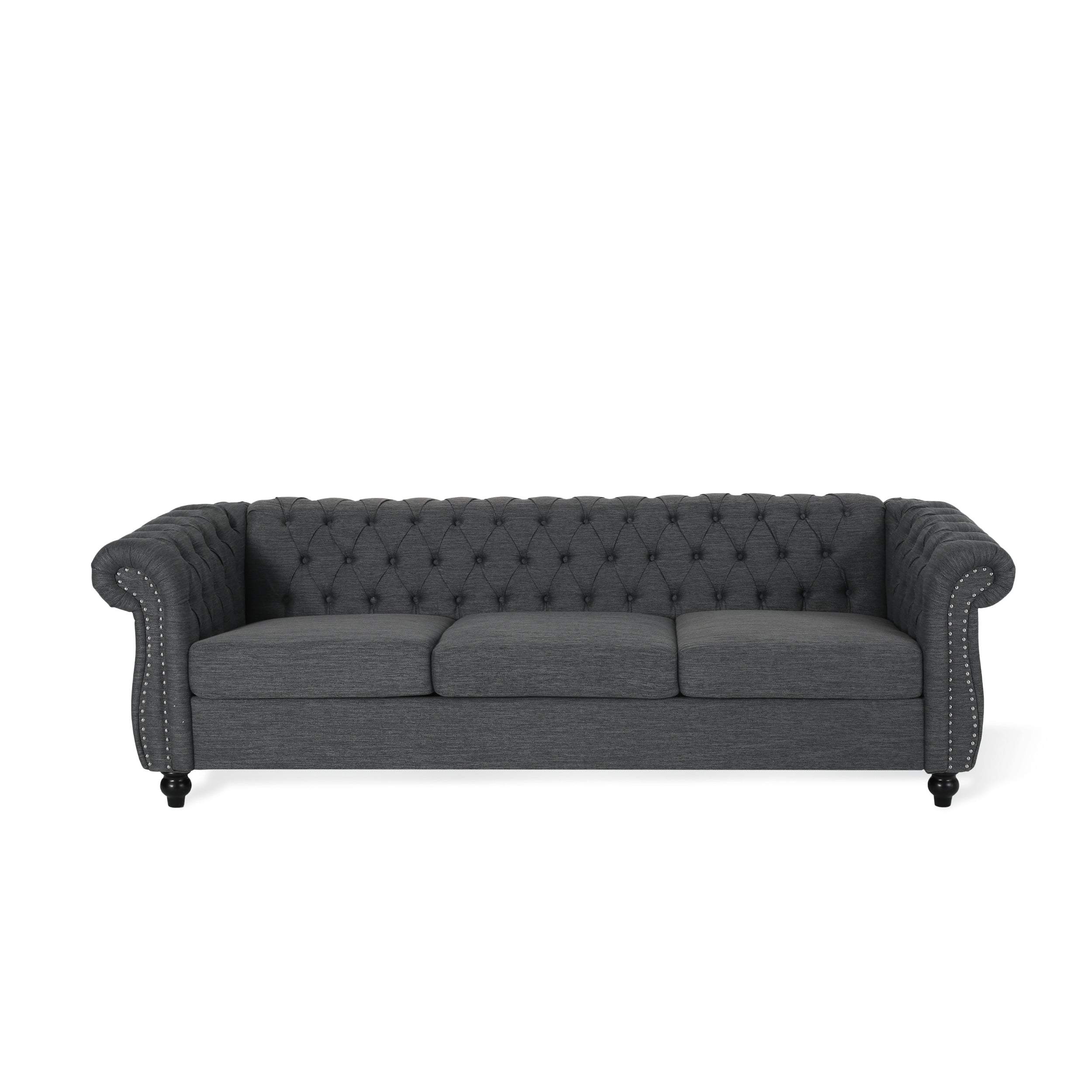 Parksley Tufted Chesterfield 3-seat Sofa by Christopher Knight Home