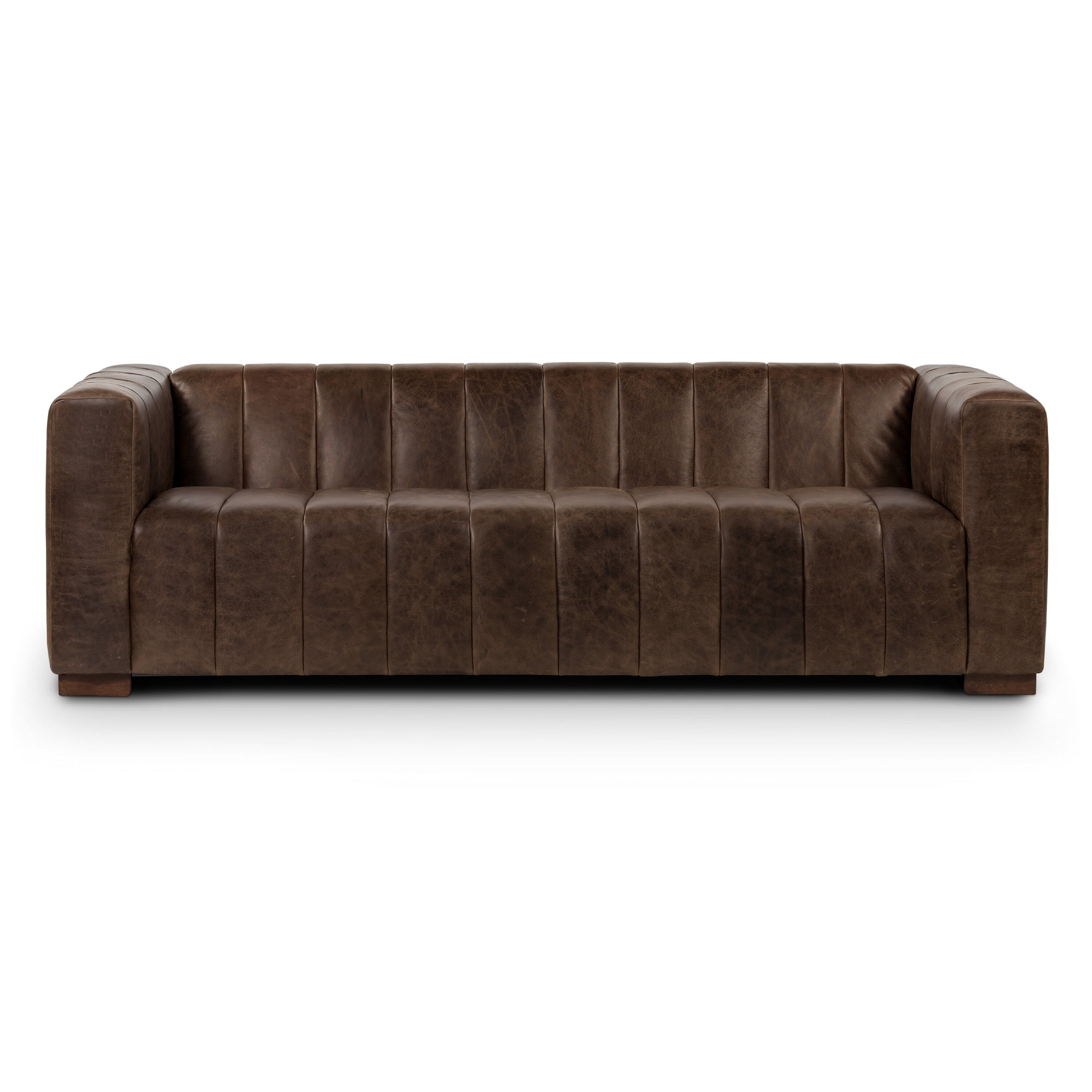 Poly & Bark Canale Sofa - Full Grain Genuine Italian Leather