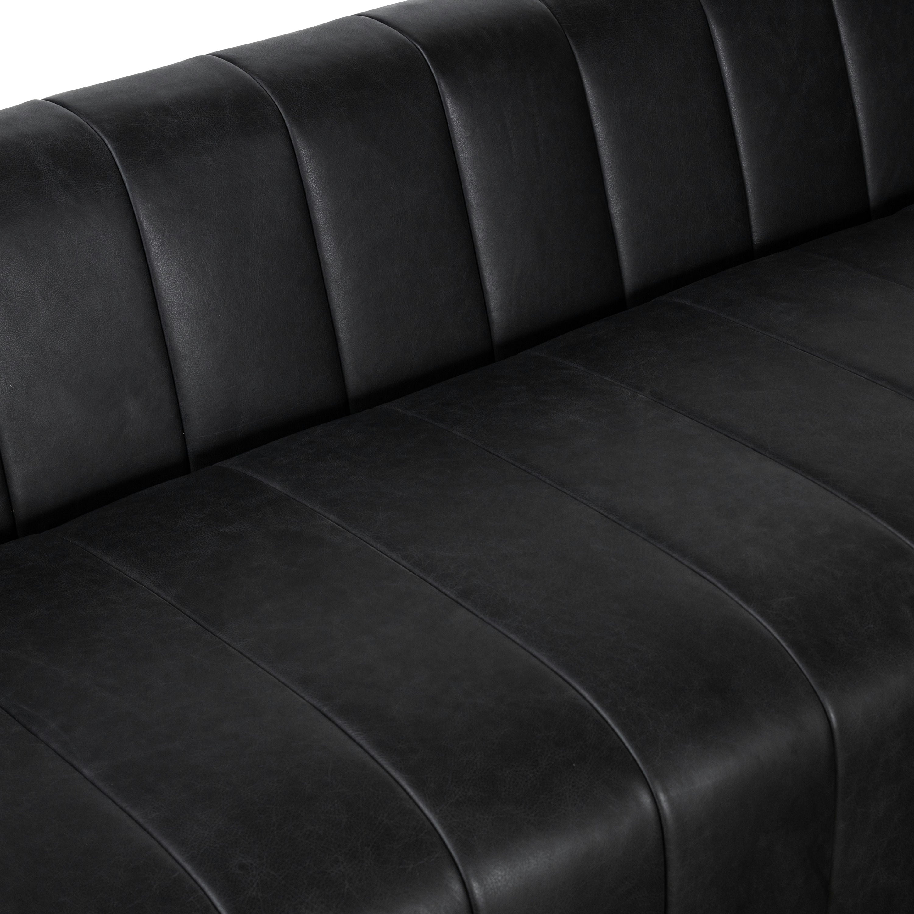 Poly & Bark Canale Sofa - Full Grain Genuine Italian Leather
