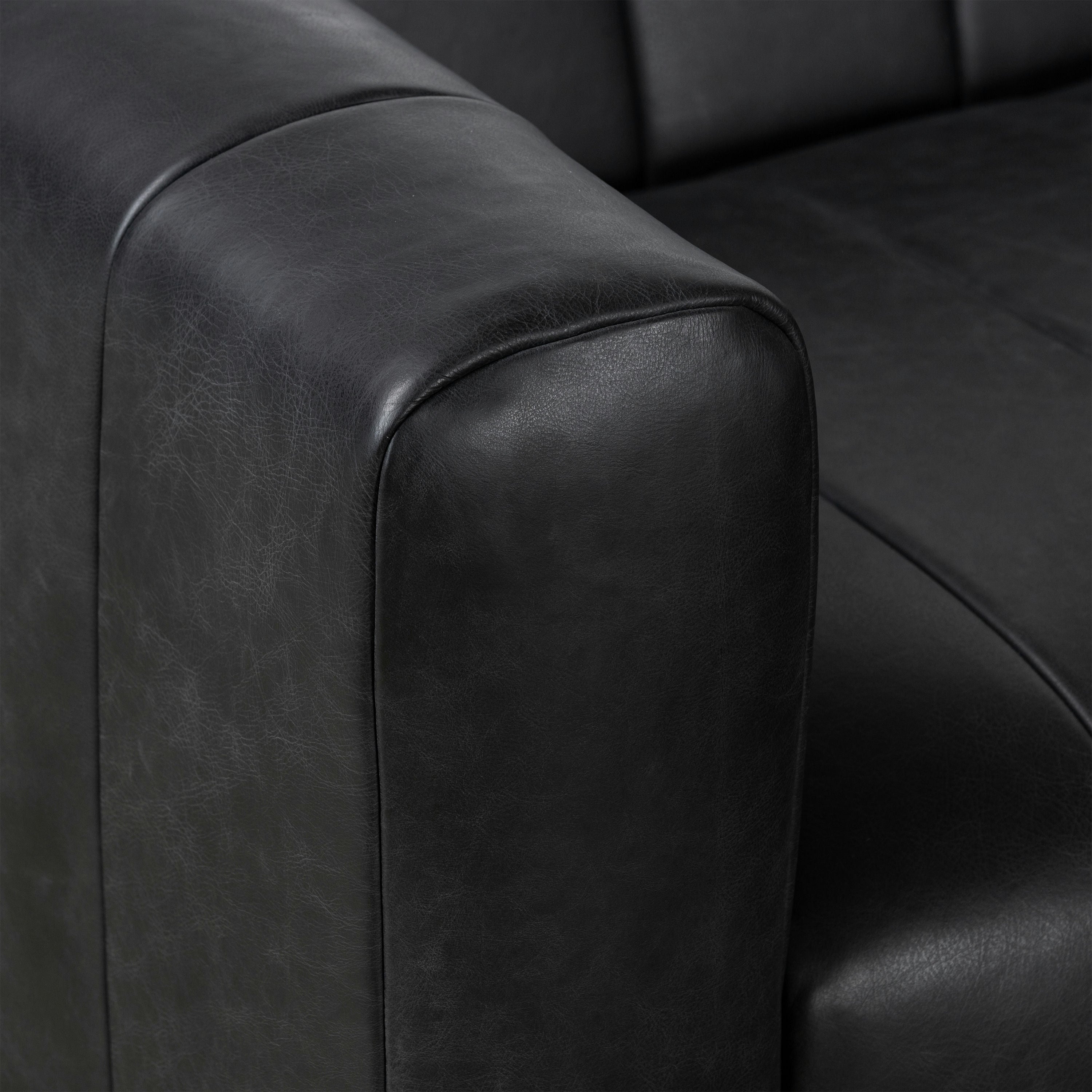 Poly & Bark Canale Sofa - Full Grain Genuine Italian Leather