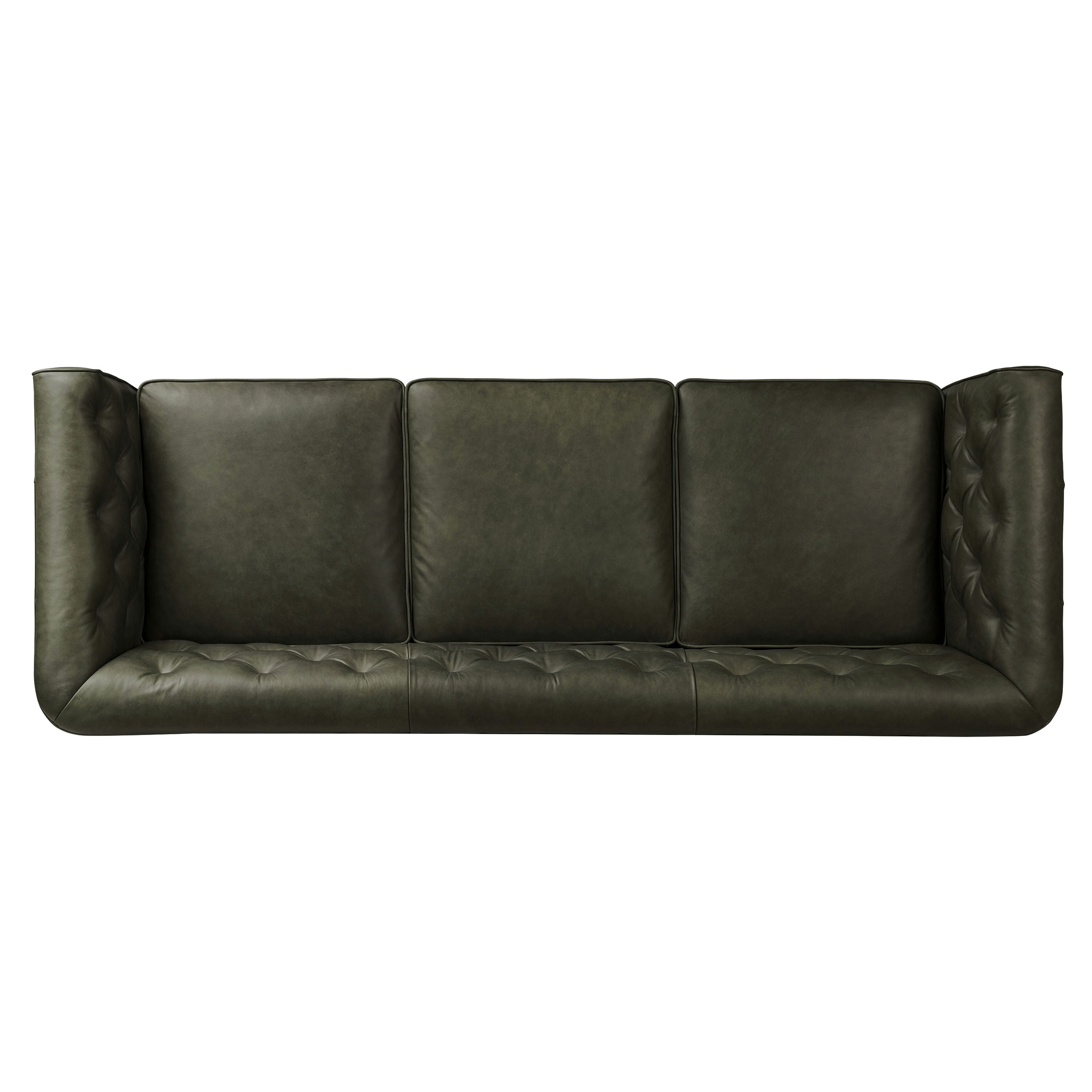 Poly & Bark Essex 89 Sofa - Full Grain Genuine Italian Leather