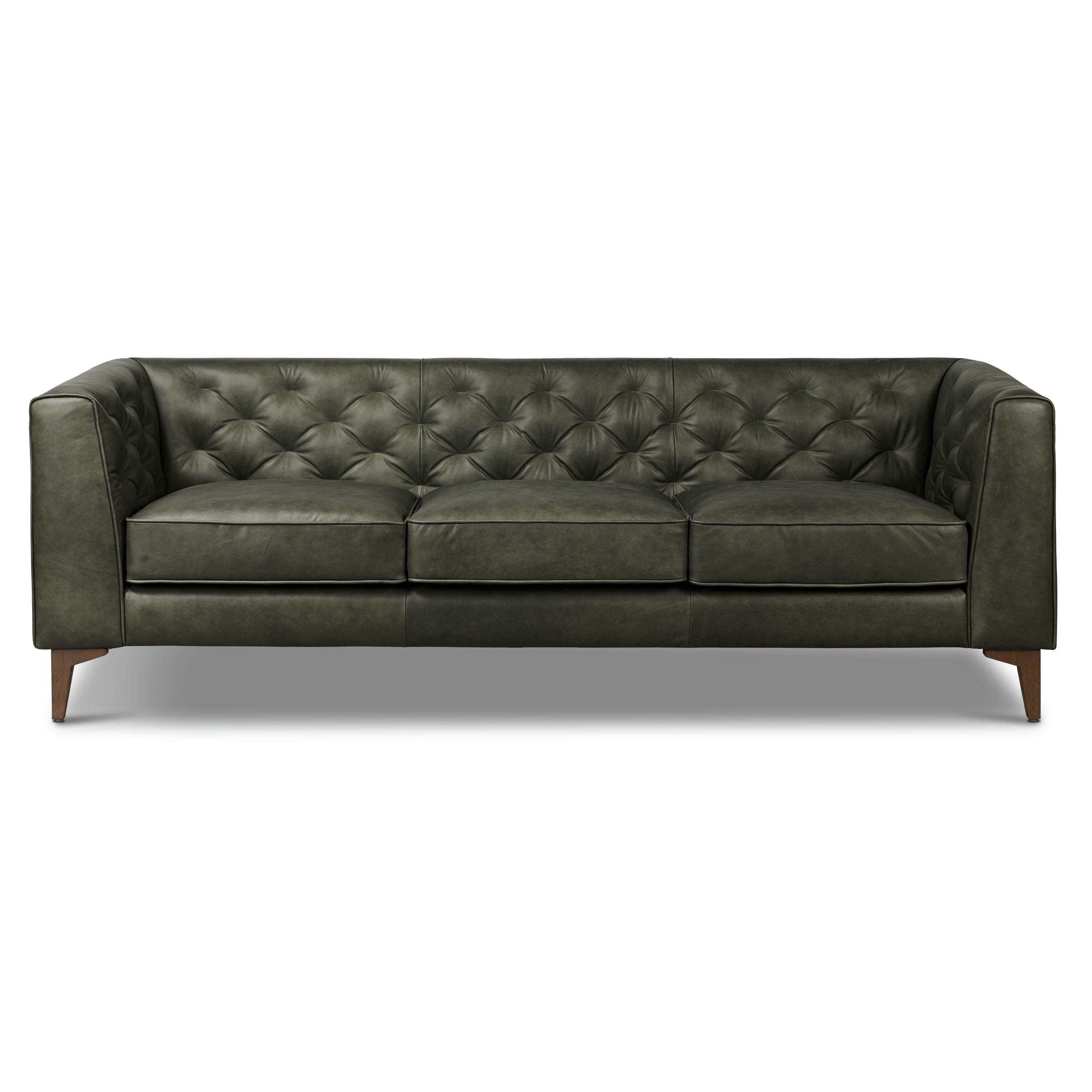 Poly & Bark Essex 89 Sofa - Full Grain Genuine Italian Leather